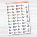 Cleaning Time Planner Stickers | F18 Event Labels | E-350