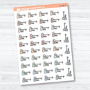 Cleaning Time Planner Stickers | F18 Event Labels | E-350