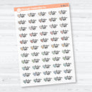 Doctor Appointment Clear Matte Planner Stickers | F18 Event Labels | E-351-CM