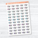 Doctor Appointment Clear Matte Planner Stickers | F18 Event Labels | E-351-CM