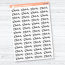 Pay Bills Clear Matte Planner Stickers | F18 Event Labels | E-353-CM
