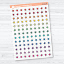 Star Inductive Bible Study Clear Matte Faith Icons Planner Stickers | F-021-CM