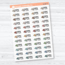 Reading Time Clear Matte Planner Stickers | F18 Event Labels | E-347-CM