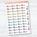 TV Time Planner Stickers | F18 Event Labels | E-348