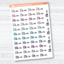 TV Time Planner Stickers | F18 Event Labels | E-348