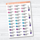 Work From Home Planner Stickers | F18 Event Labels | E-349