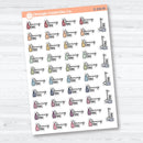 Cleaning Time Planner Stickers | F18 Event Labels | E-350