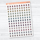 Praying Hands Inductive Method Clear Matte Faith Icons Planner Stickers | F-020-CM