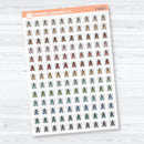Praying Hands Inductive Method Clear Matte Faith Icons Planner Stickers | F-020-CM