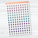 Praying Hands Inductive Method Clear Matte Faith Icons Planner Stickers | F-020-CM
