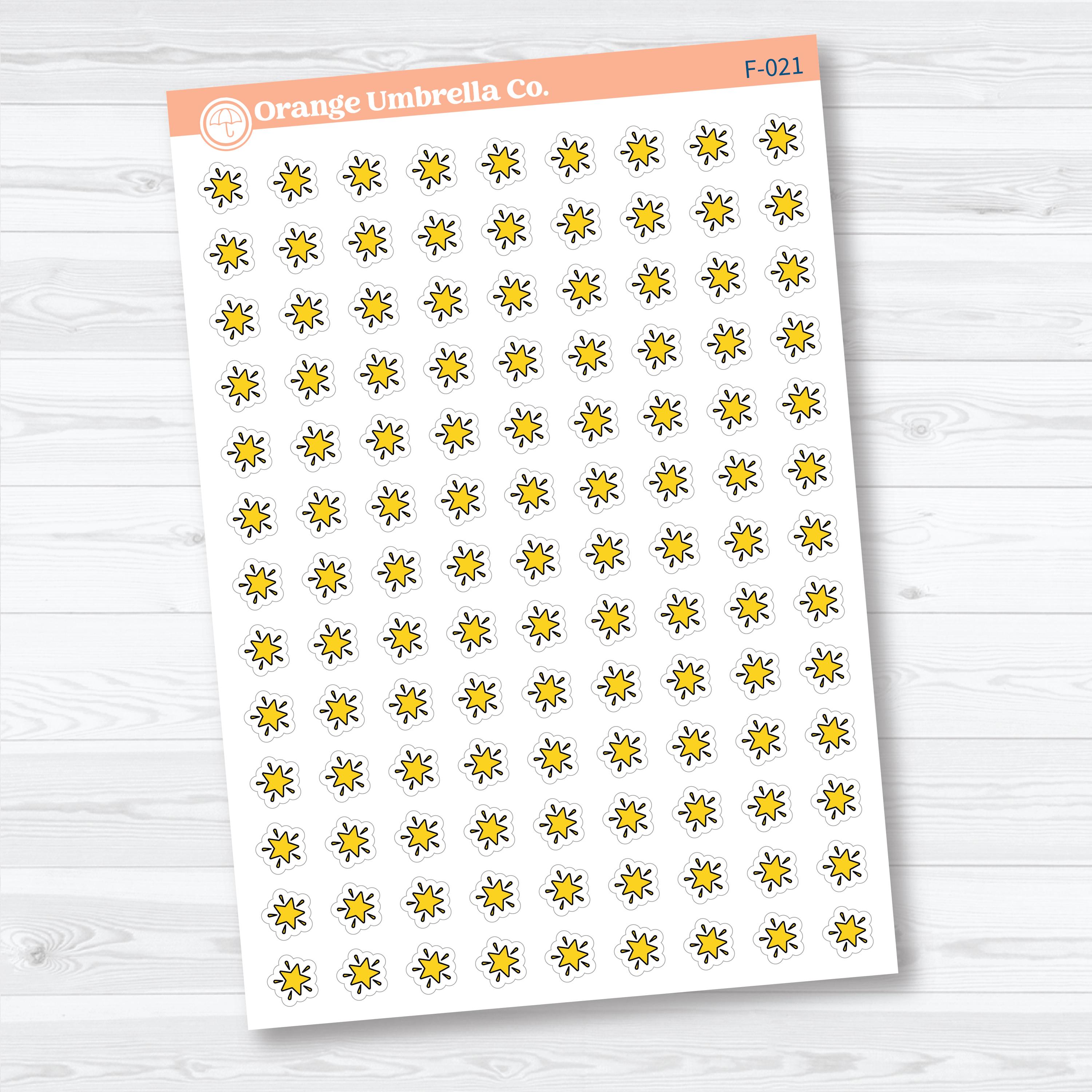 Star Inductive Bible Study Faith Icons | Planner Stickers | F-021