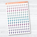 Cross Inductive Bible Study Jesus Faith Icons | Planner Stickers | F-023