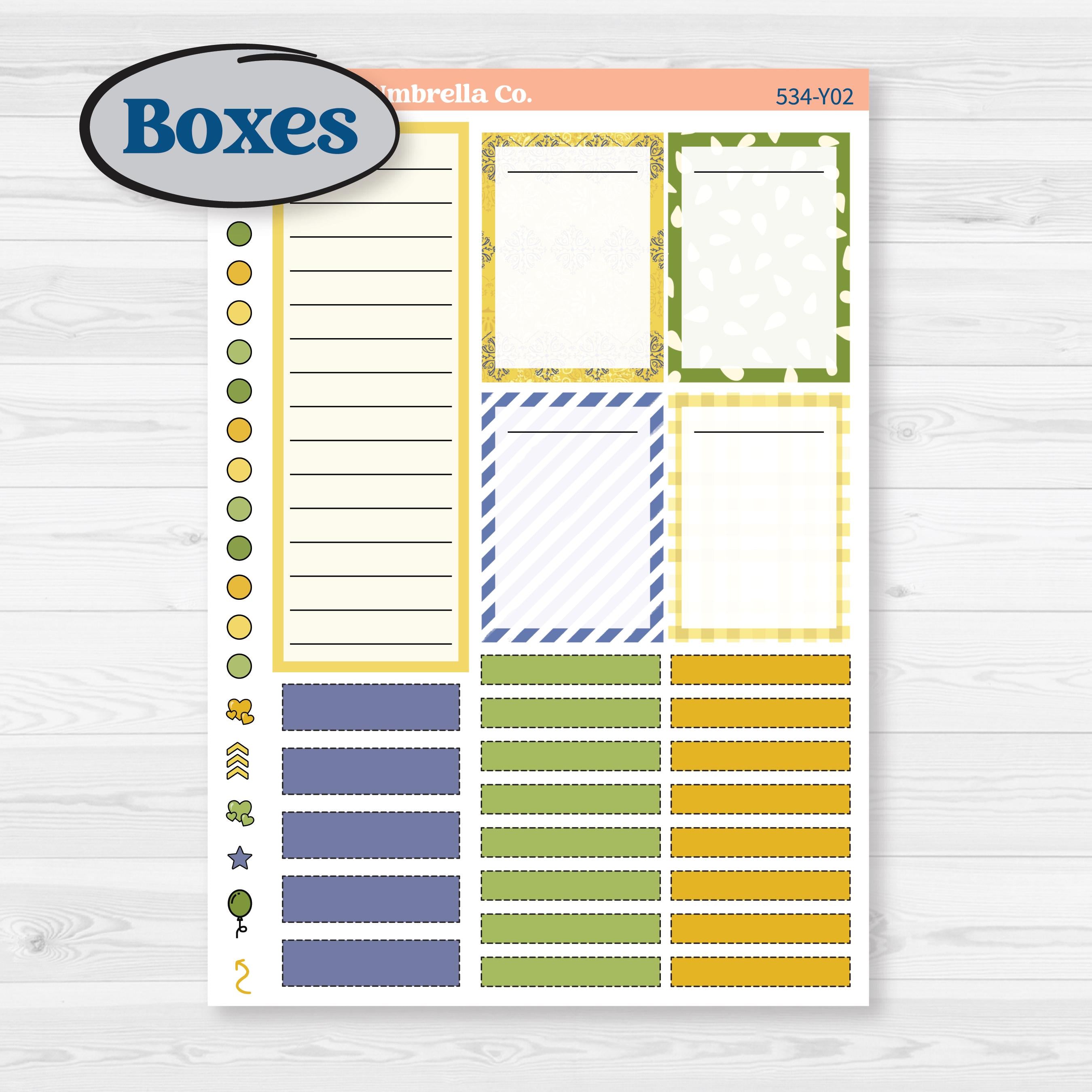 Summer Lemon Kit | Laurel Denise Scout Small Planner Kit Stickers | Lemonade Stand | KIT-534-Y