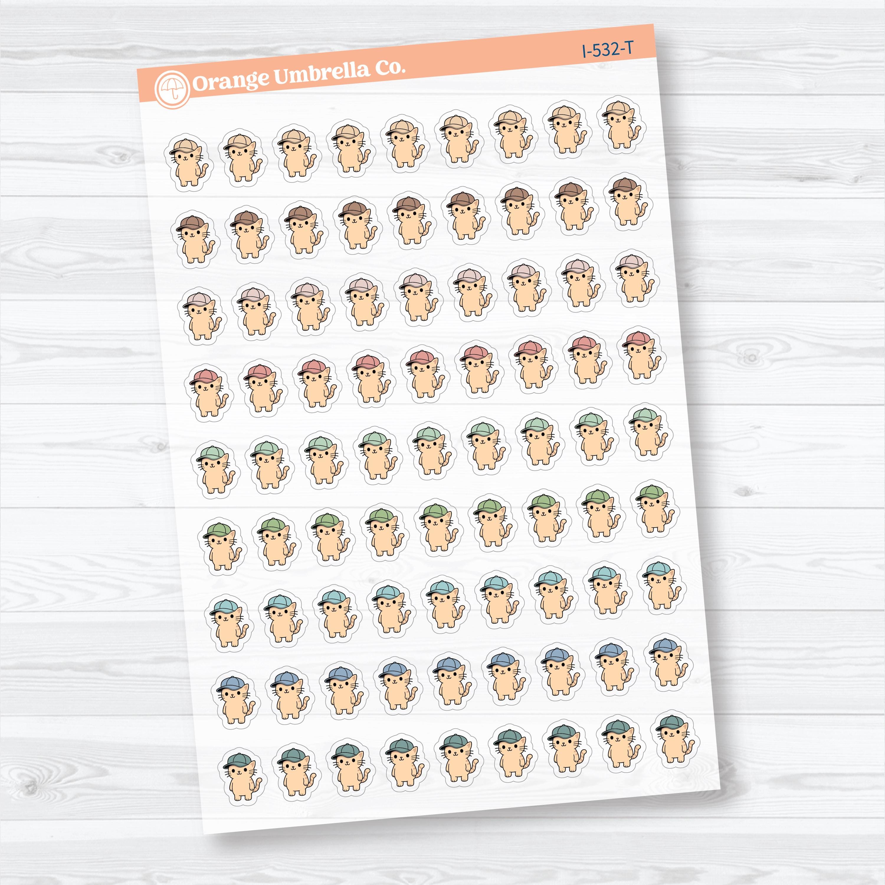 Mini Spazz Bad Hair Day or Sports Mom Clear Matte | Planner Stickers | I-532-CM