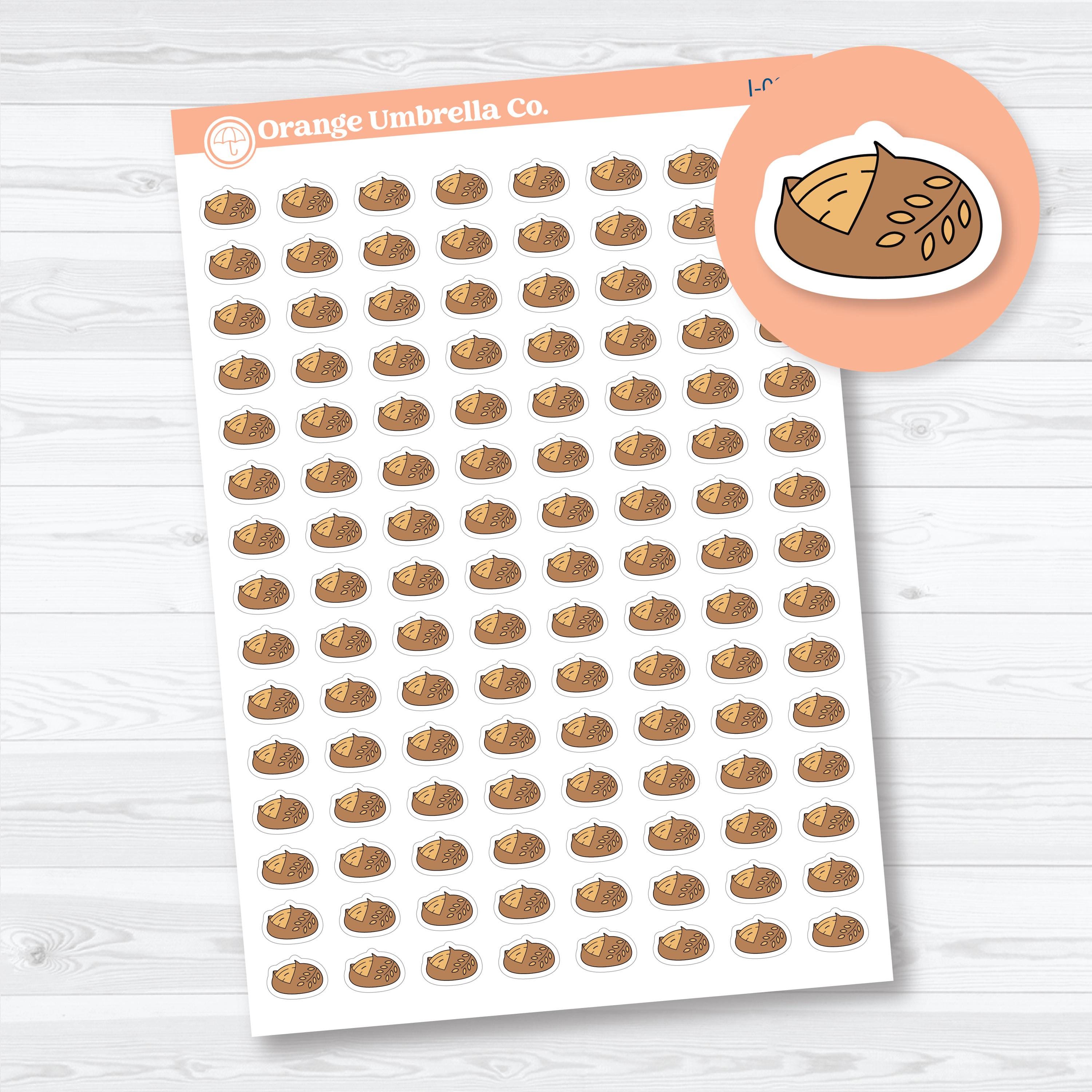 Sourdough Bread Baking Icons | Functional Planner Stickers | I-098