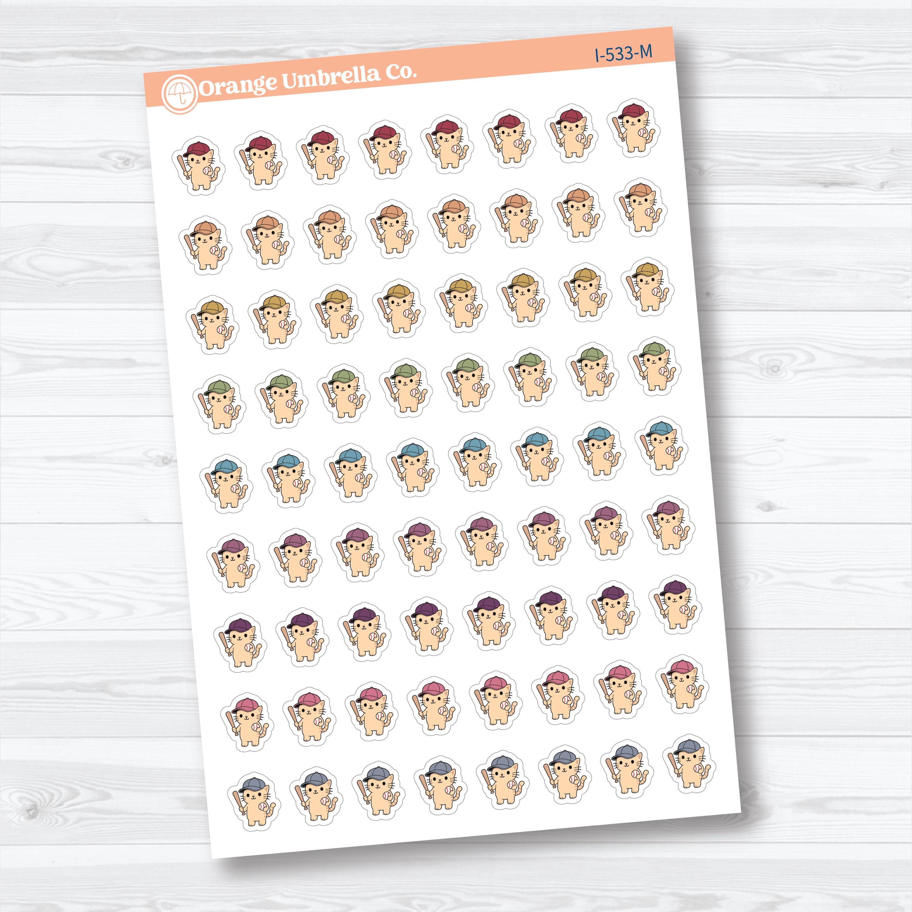 Mini Spazz Baseball Icons | Planner Stickers | I-533