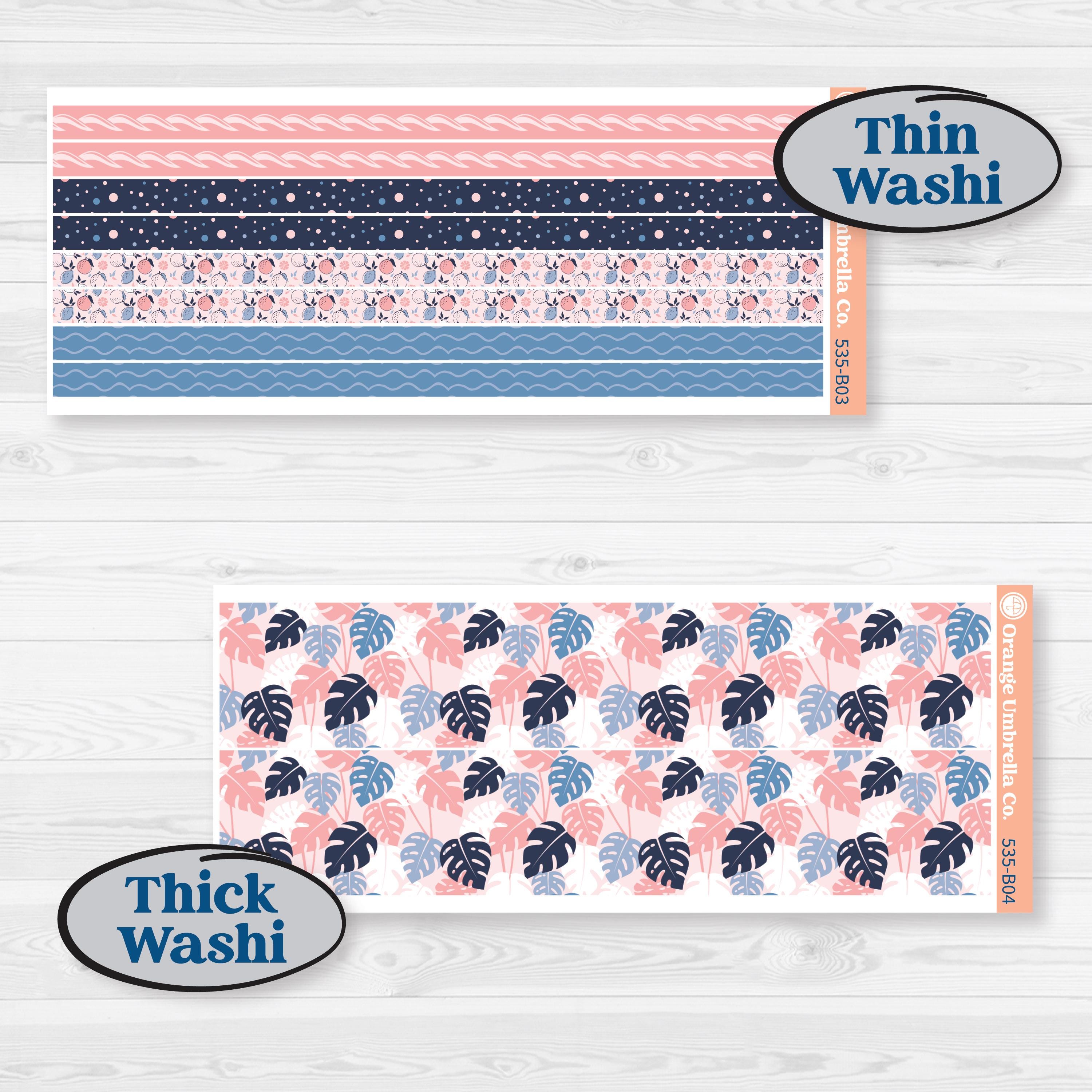 Tropical Flamingo | Weekly Add-On Planner Kit Stickers | Island Time | KIT-535-B