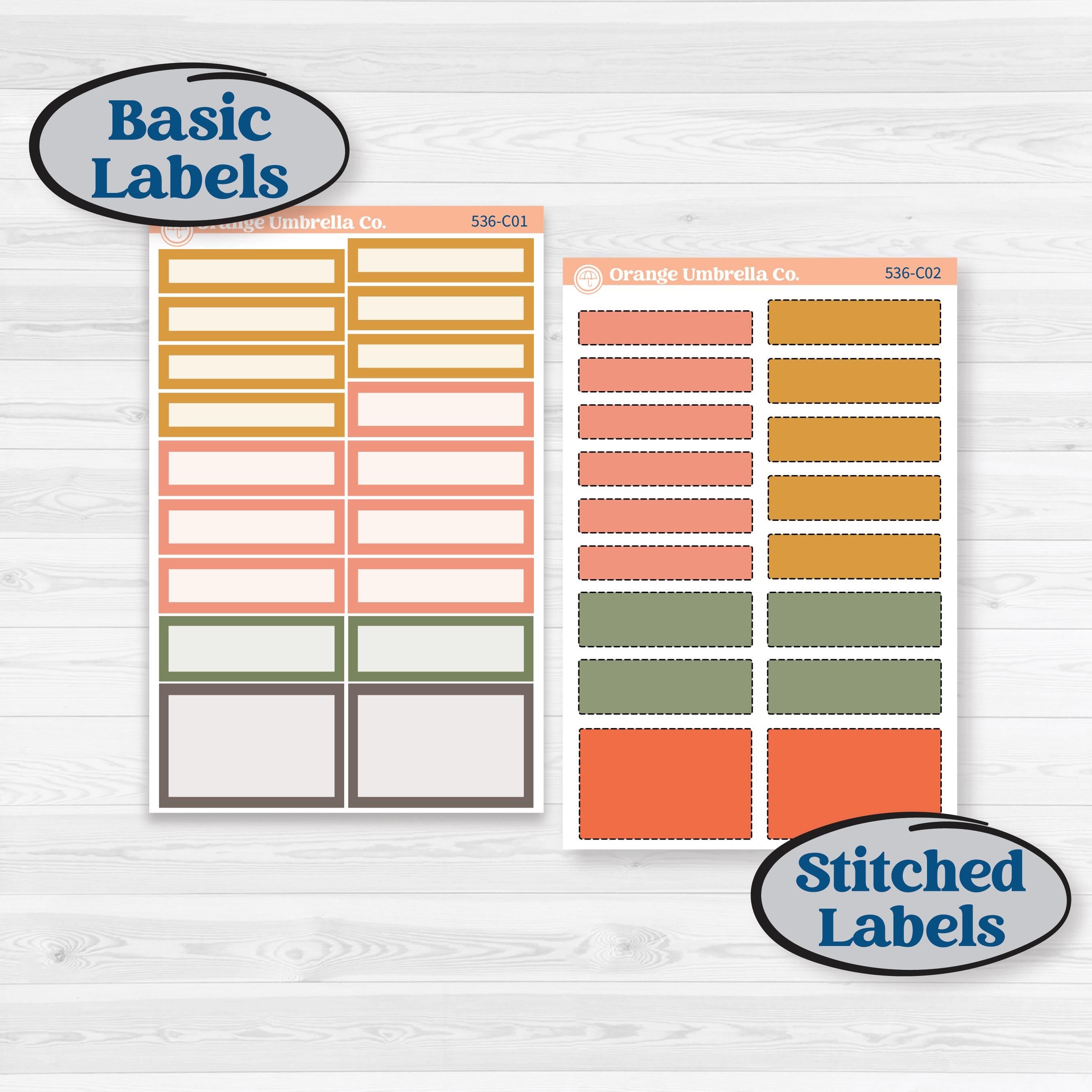 Playful Farmyard Kit | Weekly Add-On Labels Planner Kit Stickers | The Plot Chickens | KIT-536-C