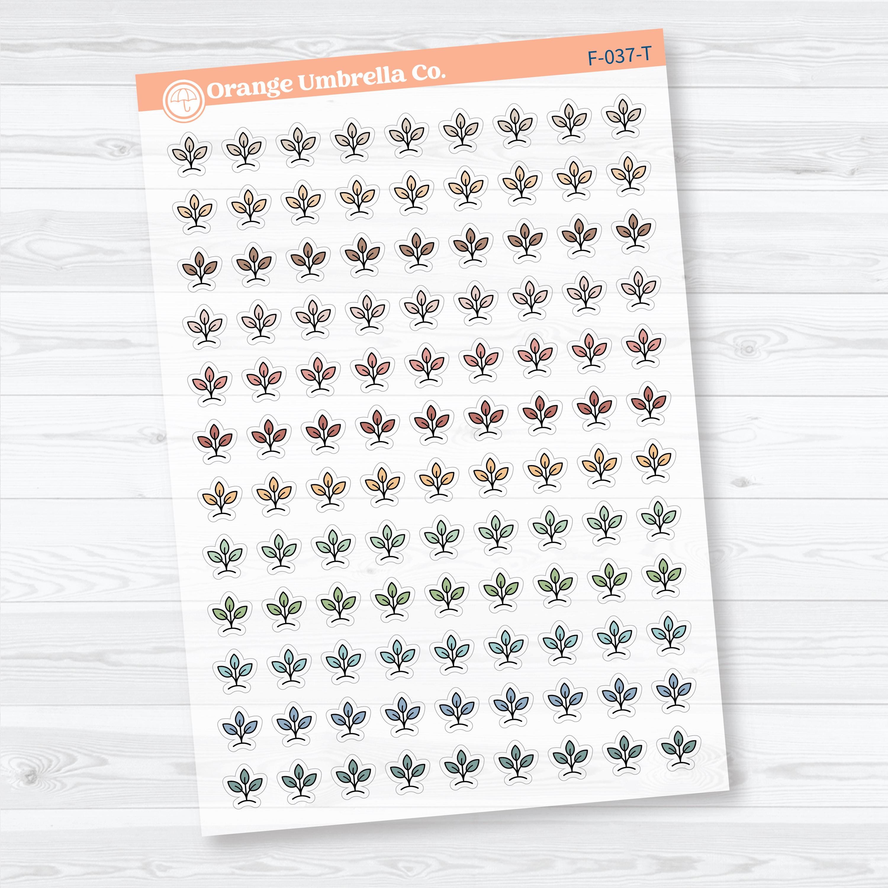Inductive Bible Study Icons Growth & Transformation Clear Matte | Faith-Based Planner and Bible Journaling Stickers | F-037-CM