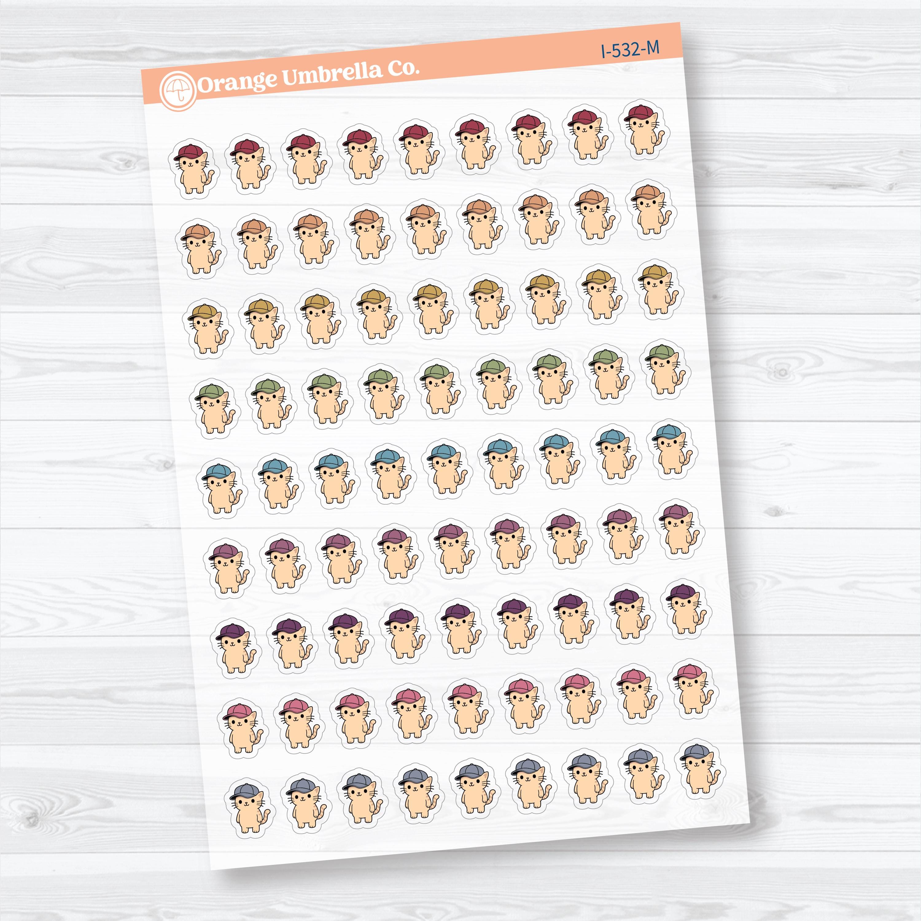 Mini Spazz Bad Hair Day or Sports Mom Clear Matte | Planner Stickers | I-532-CM