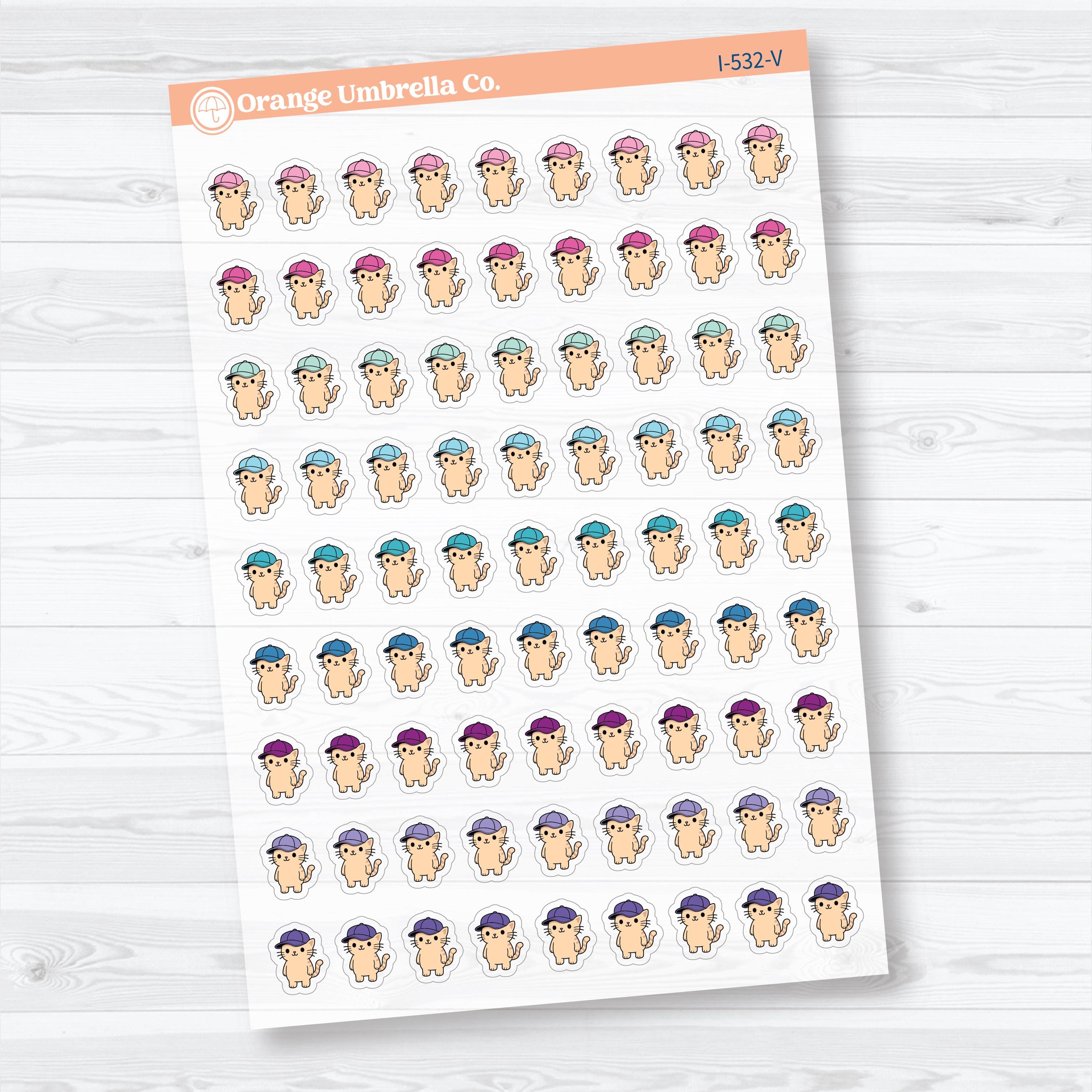 Mini Spazz Bad Hair Day or Sports Mom Clear Matte | Planner Stickers | I-532-CM
