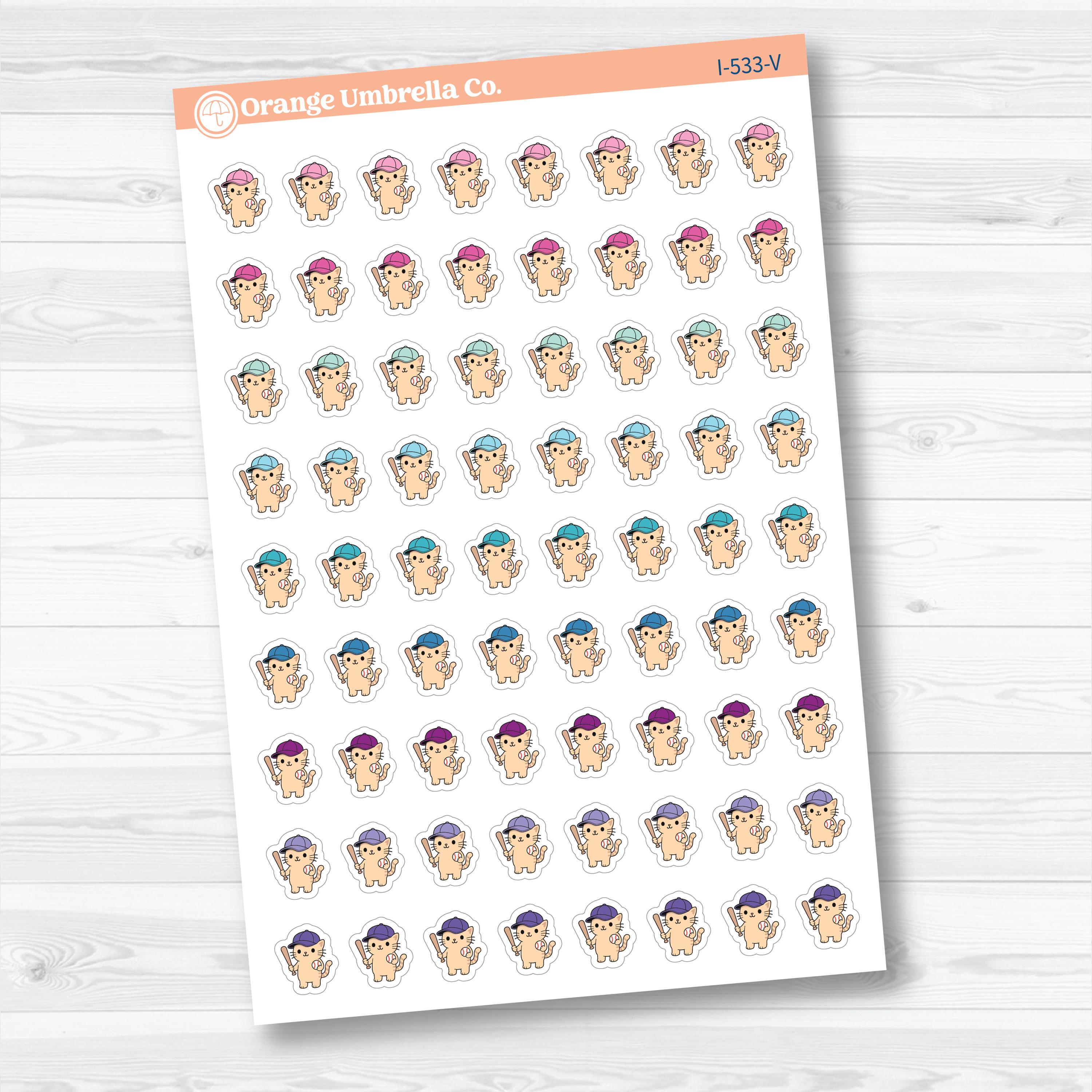 Mini Spazz Baseball Icons | Planner Stickers | I-533