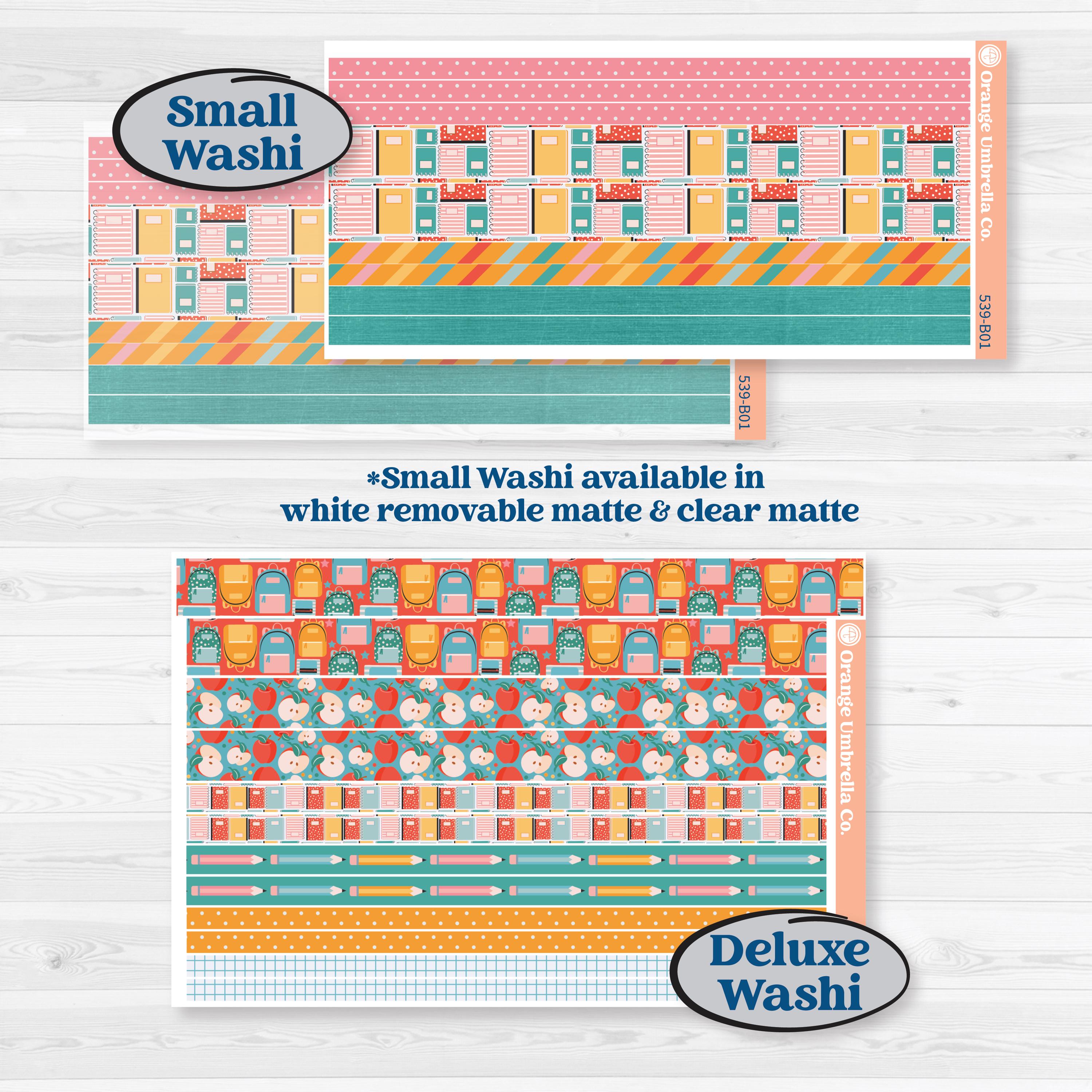 Back To School Kit | Weekly Add-On Planner Kit Stickers | Level Up | KIT-539-B