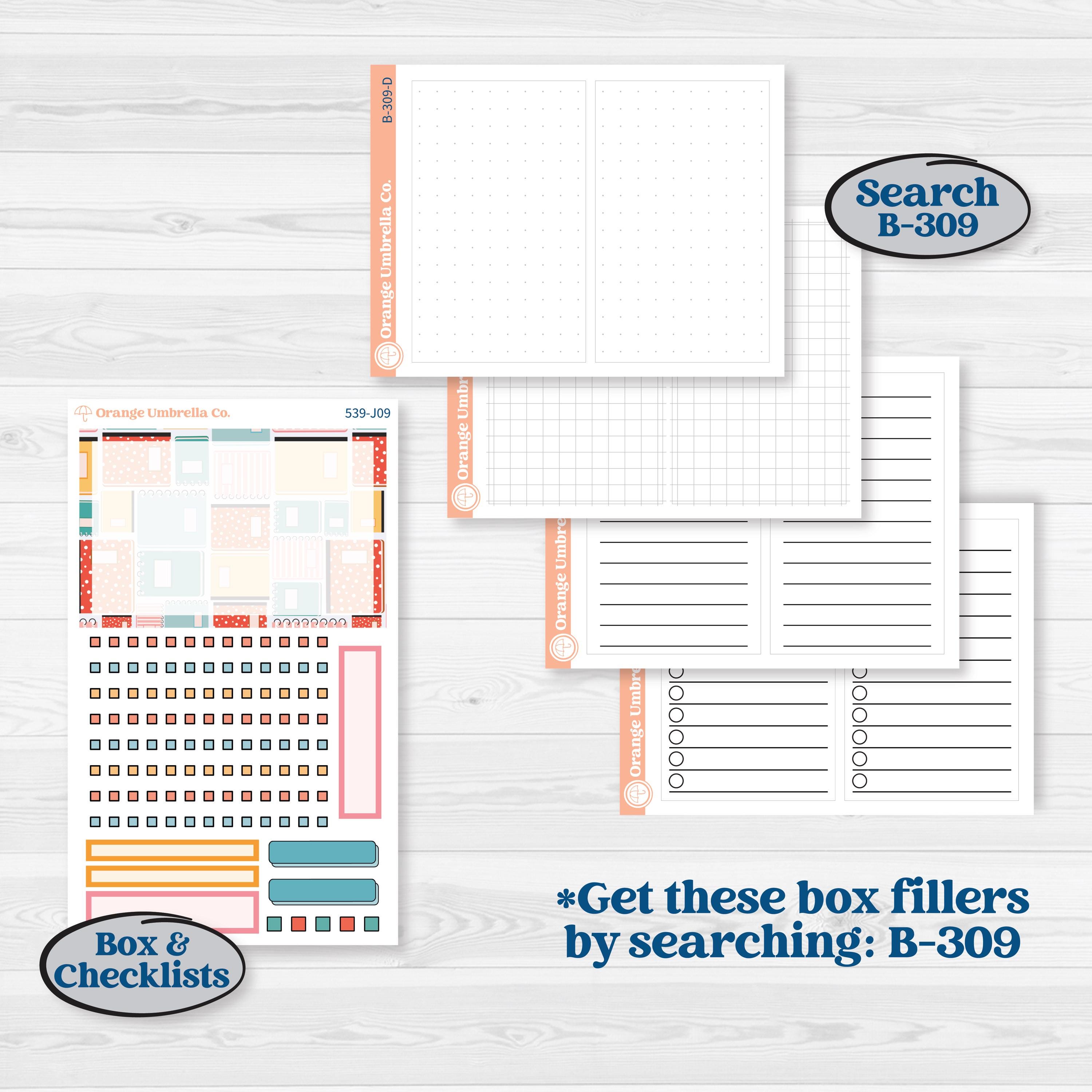 Back To School Kit | A5 Daily Duo Planner Kit Stickers | Level Up | KIT-539-J