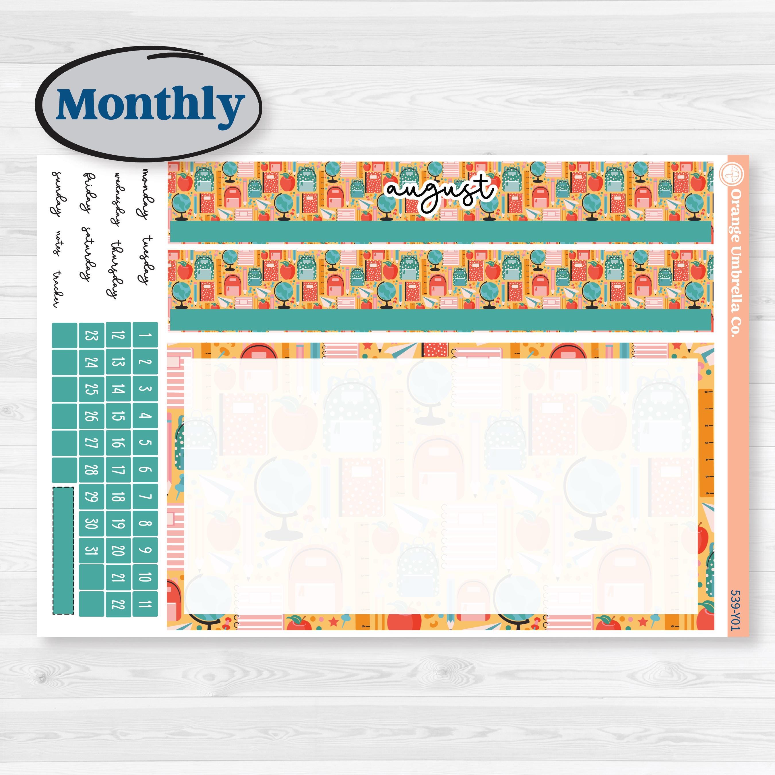 Back To School Kit | Laurel Denise Scout Small Planner Kit Stickers | Level Up | KIT-539-Y