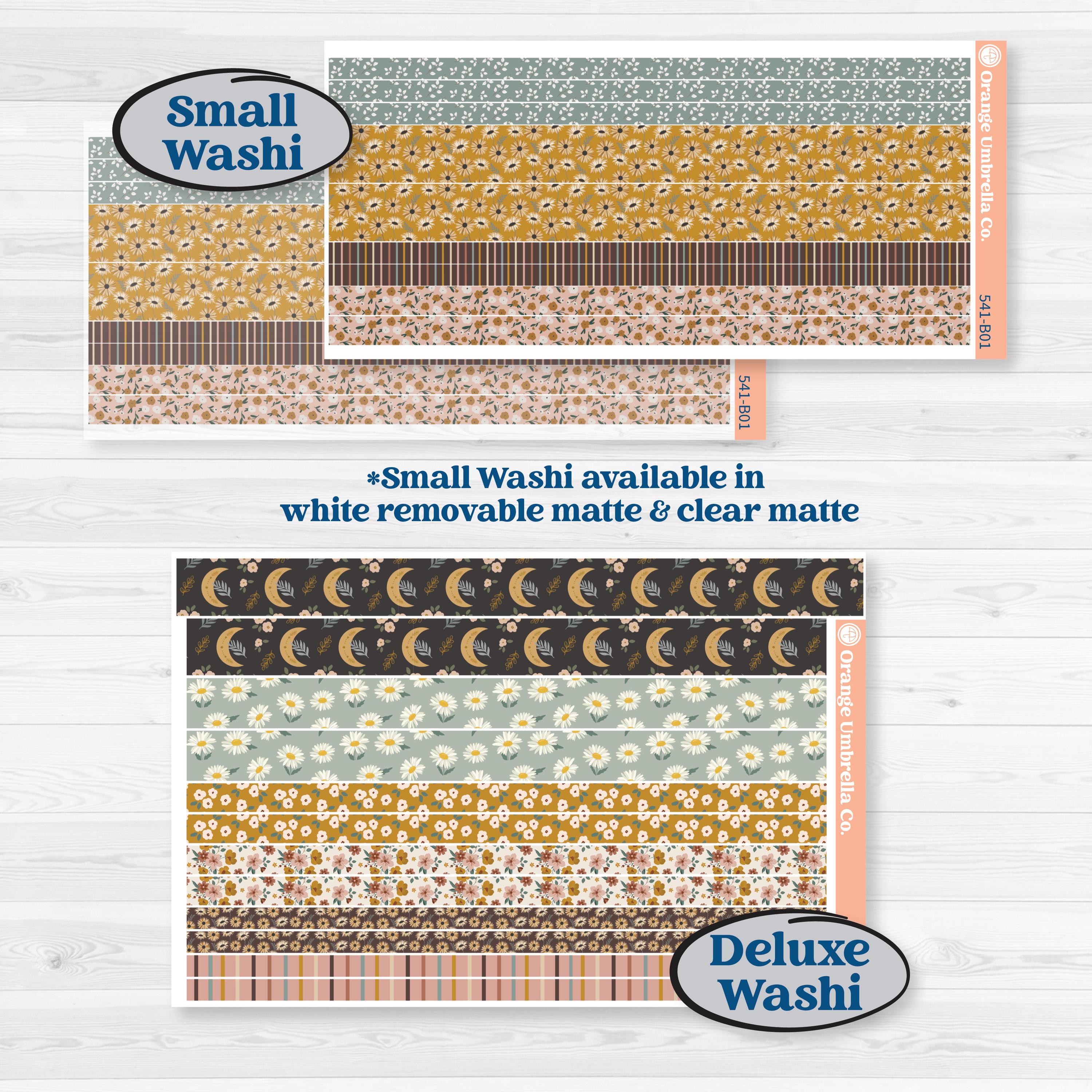 Boho Floral Planner Kit | Weekly Add-On Planner Kit Stickers | Living Is Easy | KIT-541-B