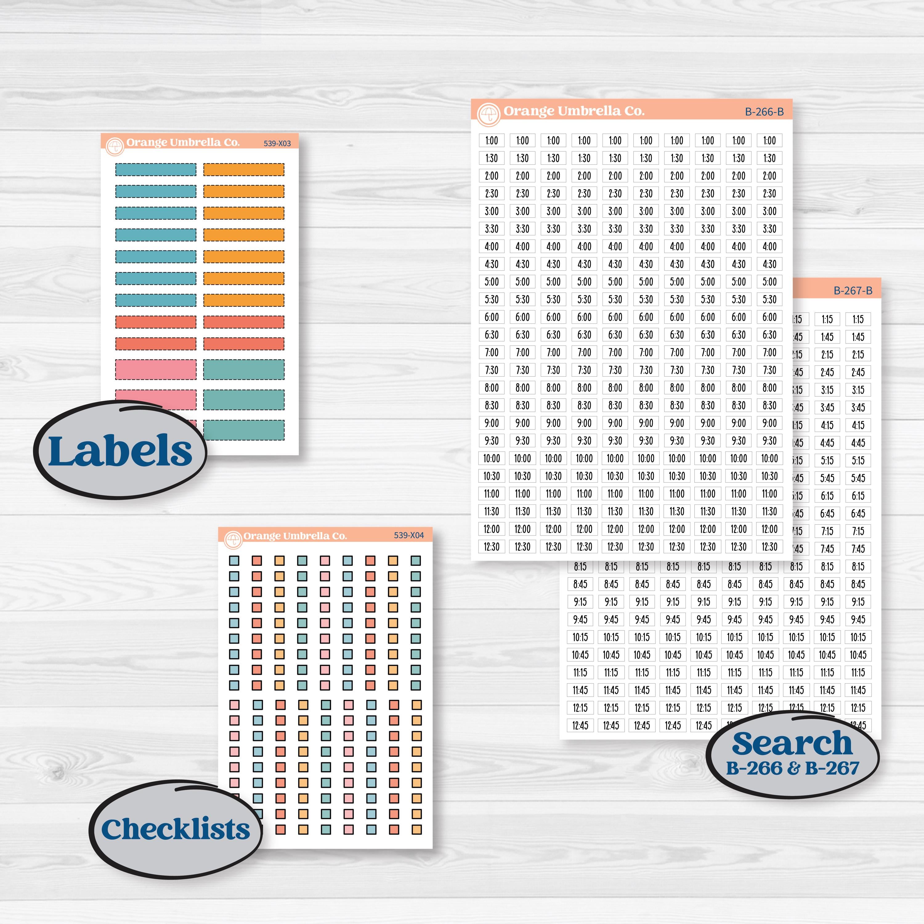 Back To School Kit | Laurel Denise Jo Large Planner Kit Stickers | Level Up | KIT-539-X