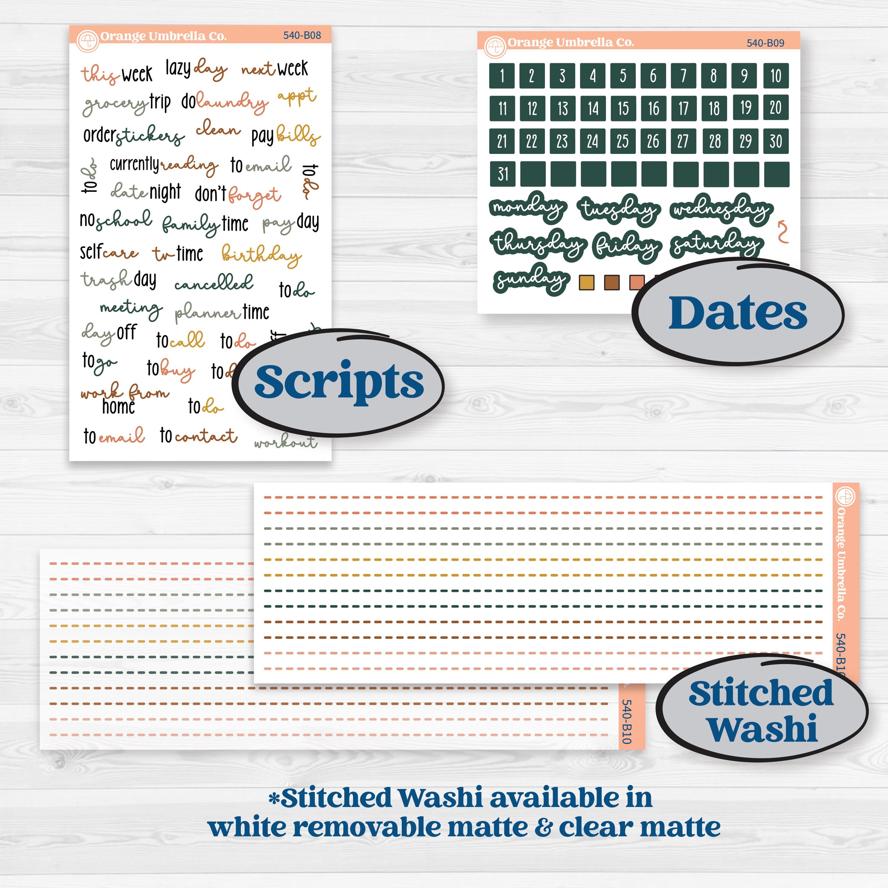 Book Love Planner Kit | Weekly Add-On Planner Kit Stickers | Bookmarked | KIT-540-B