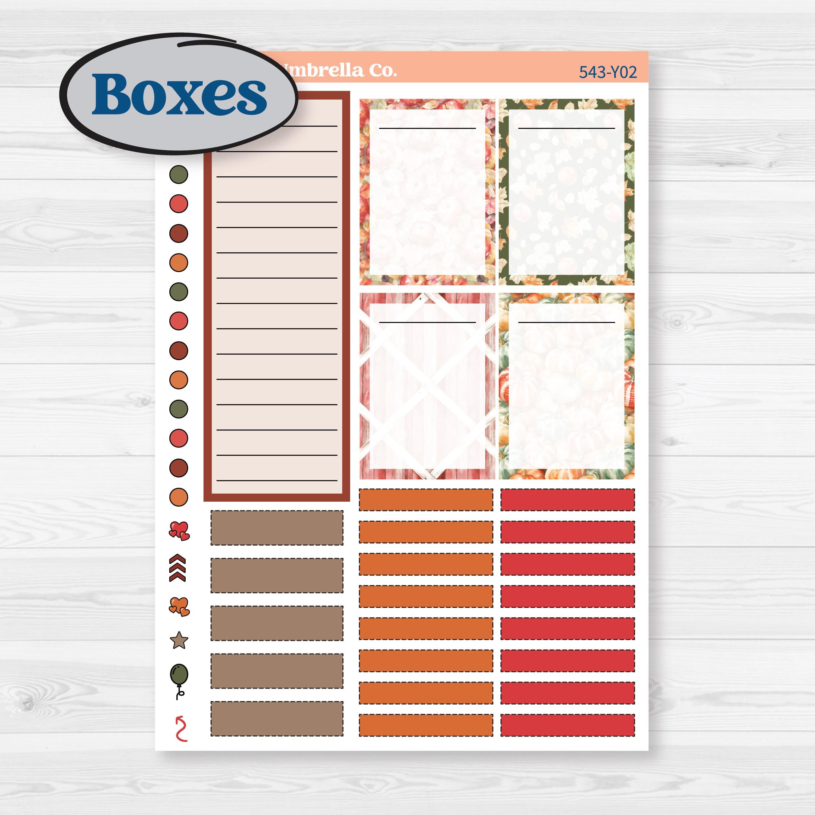 Apple Harvest Planner Kit | Laurel Denise Scout Small Planner Kit Stickers | Apple Crisp | KIT-543-Y