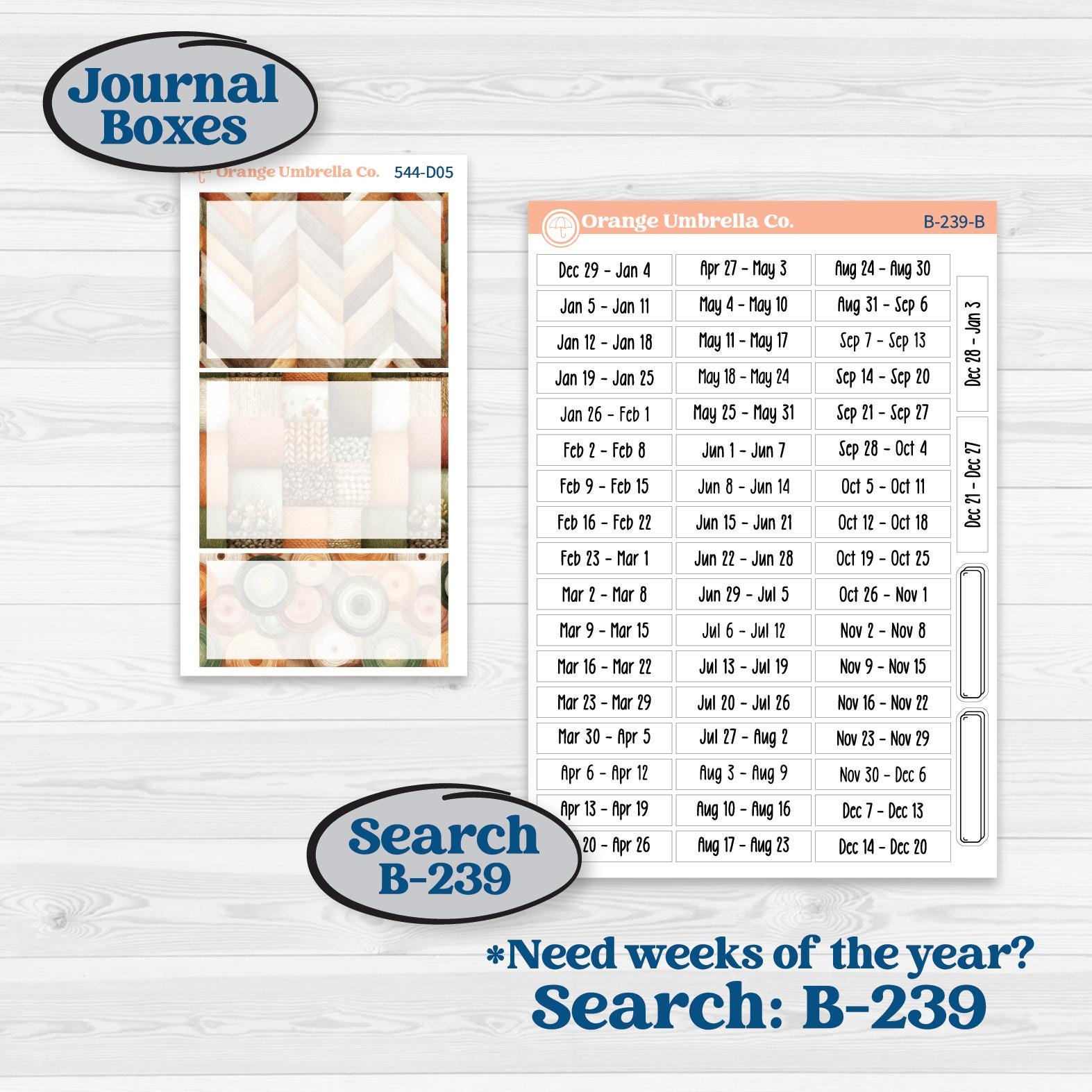 Autumn Woodland Planner Kit | Journaling or Scrapbooking Kit | Creative Junk Journal Planner Stickers | Autumn Stroll | KIT-544-D