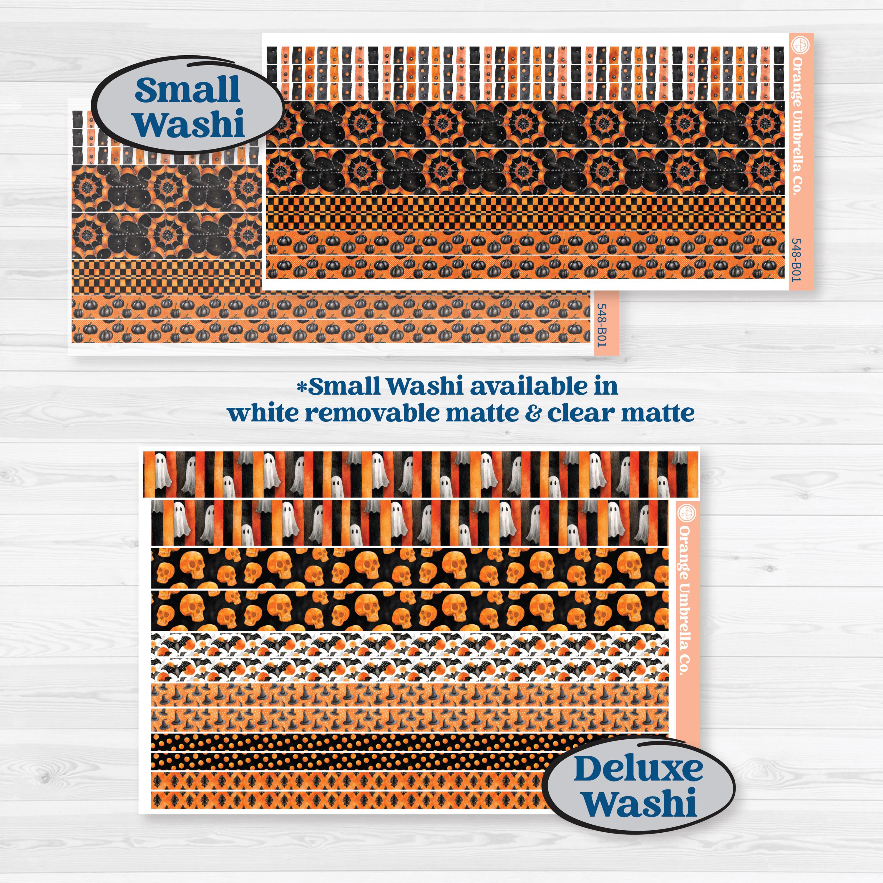 Halloween Planner Kit | Weekly Add-On Planner Kit Stickers | Carnival of Curiosities | KIT-548-B