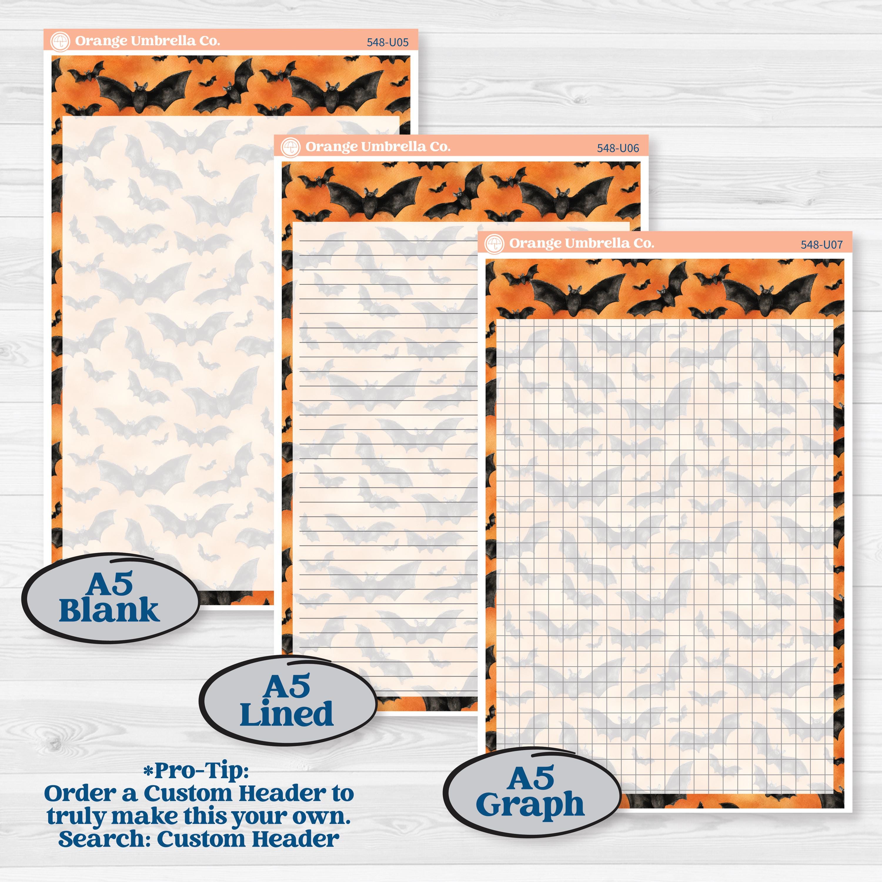 Halloween Planner Kit | A5 or 7x9 Create Your Own Monthly Dashboard Universal & Reading Log Stickers | Carnival of Curiosities | KIT-548-U
