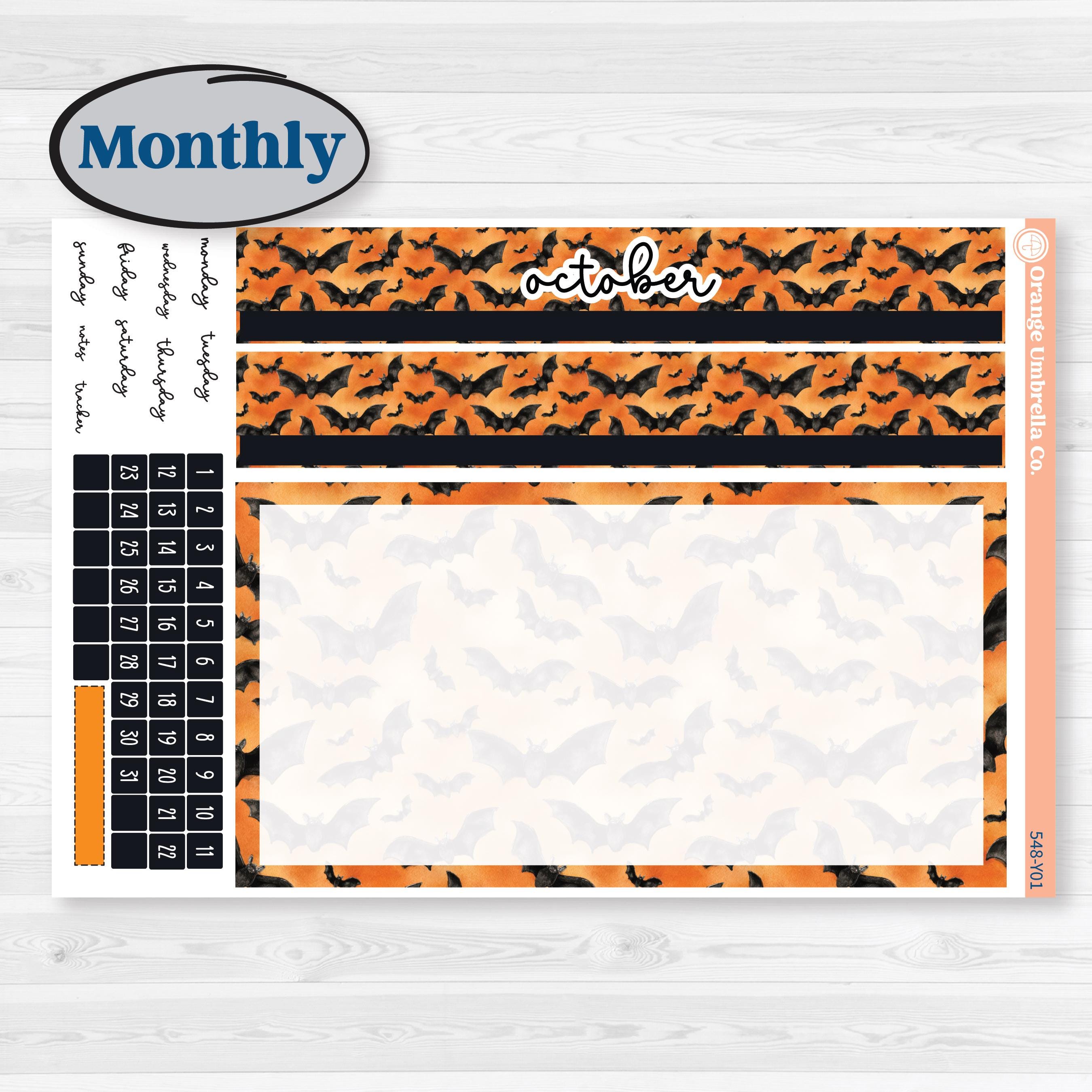 Halloween Planner Kit | Laurel Denise Scout Small Planner Kit Stickers | Carnival of Curiosities | KIT-548-Y