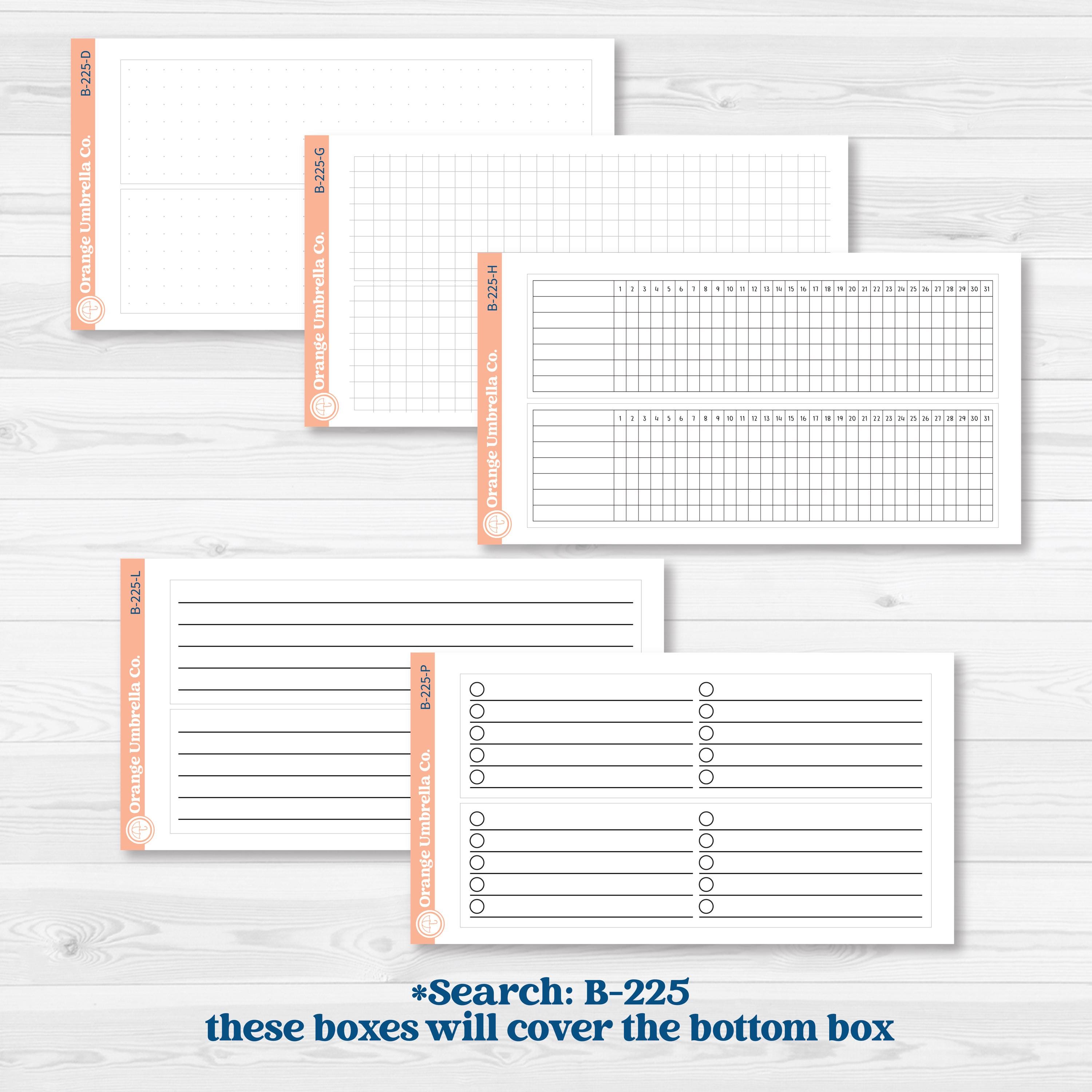 Blue Autumn Planner Kit | 7x9 Erin Condren Life Planner Monthly & Dashboard Sticker Kit | Farmhouse Fall | KIT-549-N