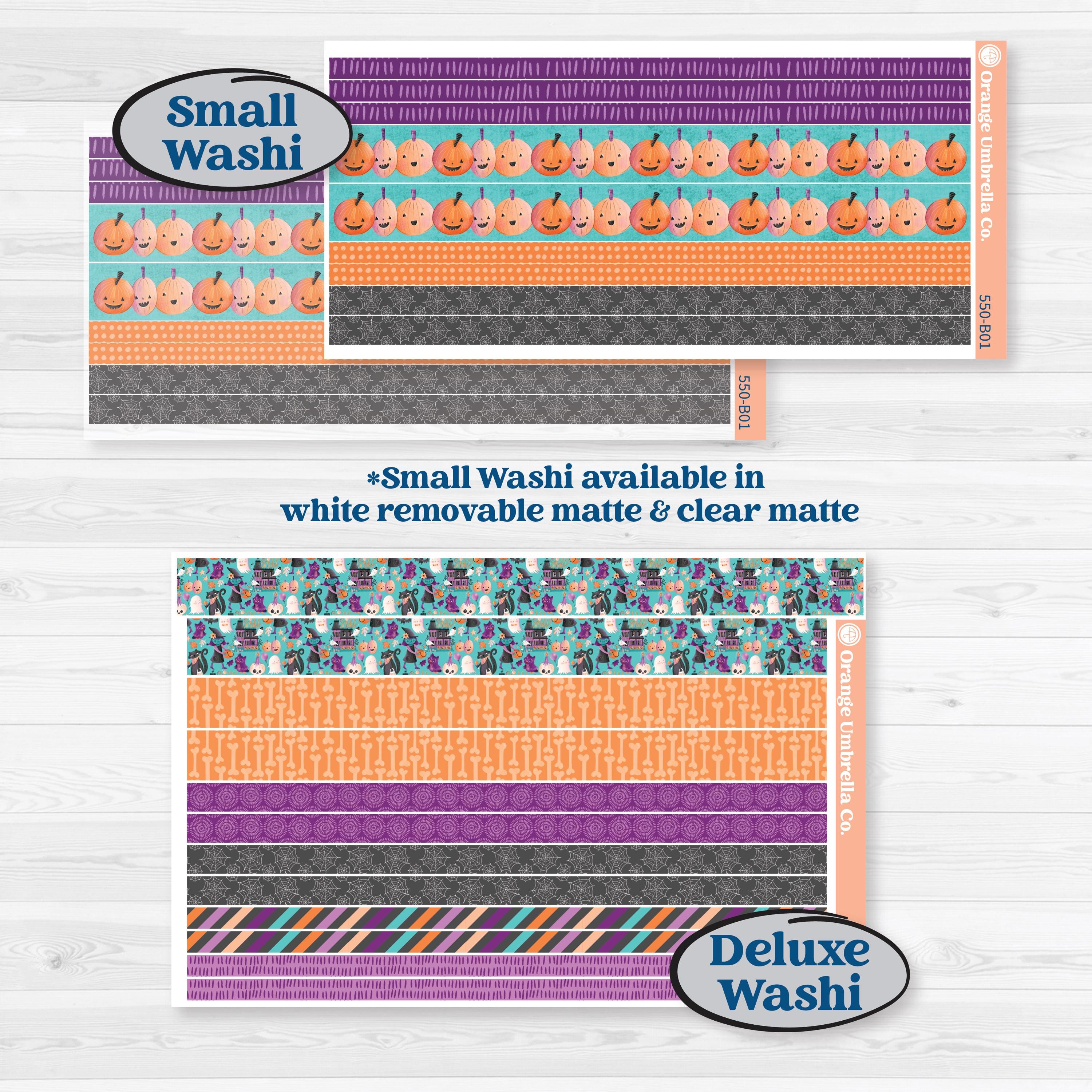 Halloween Planner Kit | Weekly Add-On Planner Kit Stickers | Sweetly Spooky | KIT-550-B