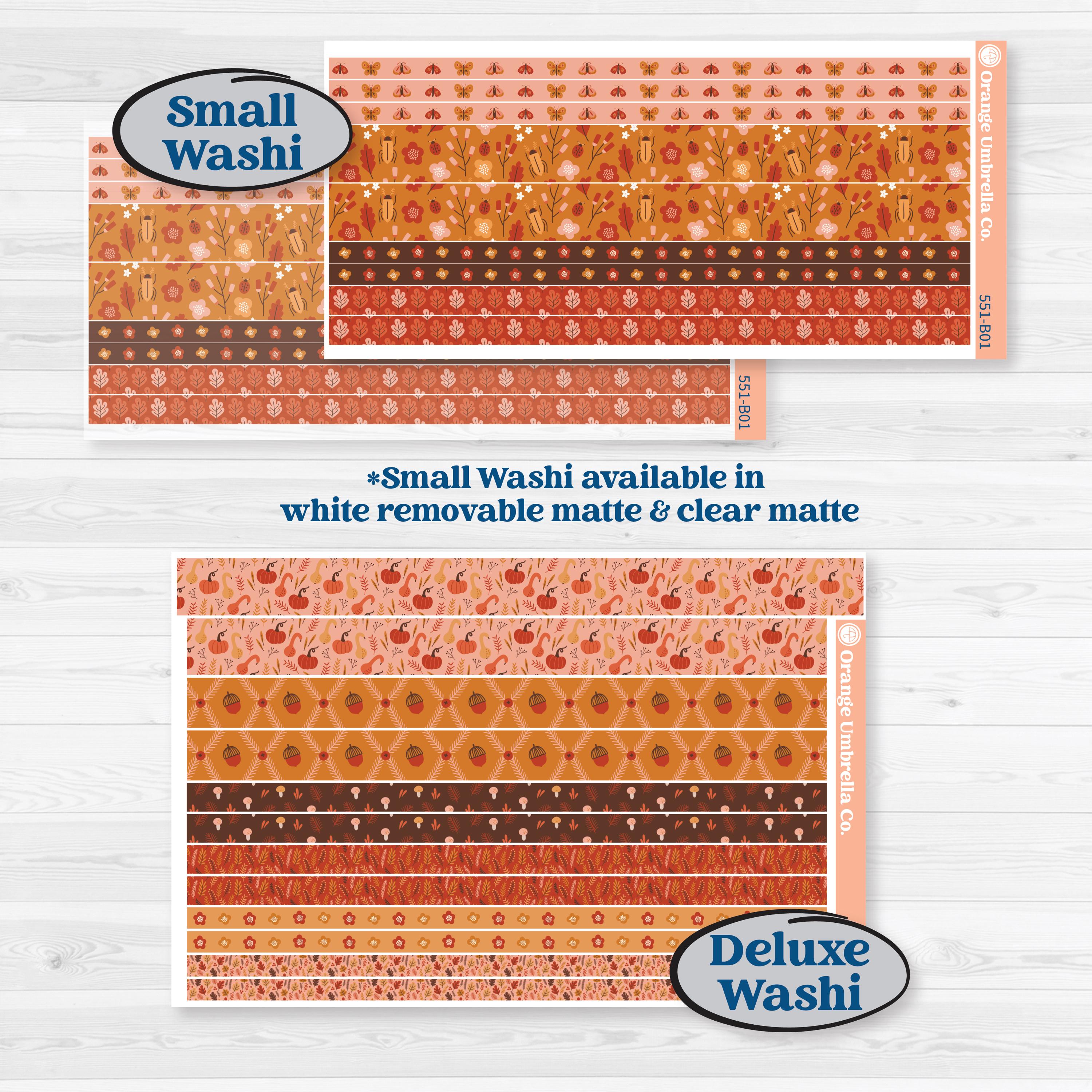 Fall Planner Kit | Weekly Add-On Planner Kit Stickers | Autumn Folk | KIT-551-B