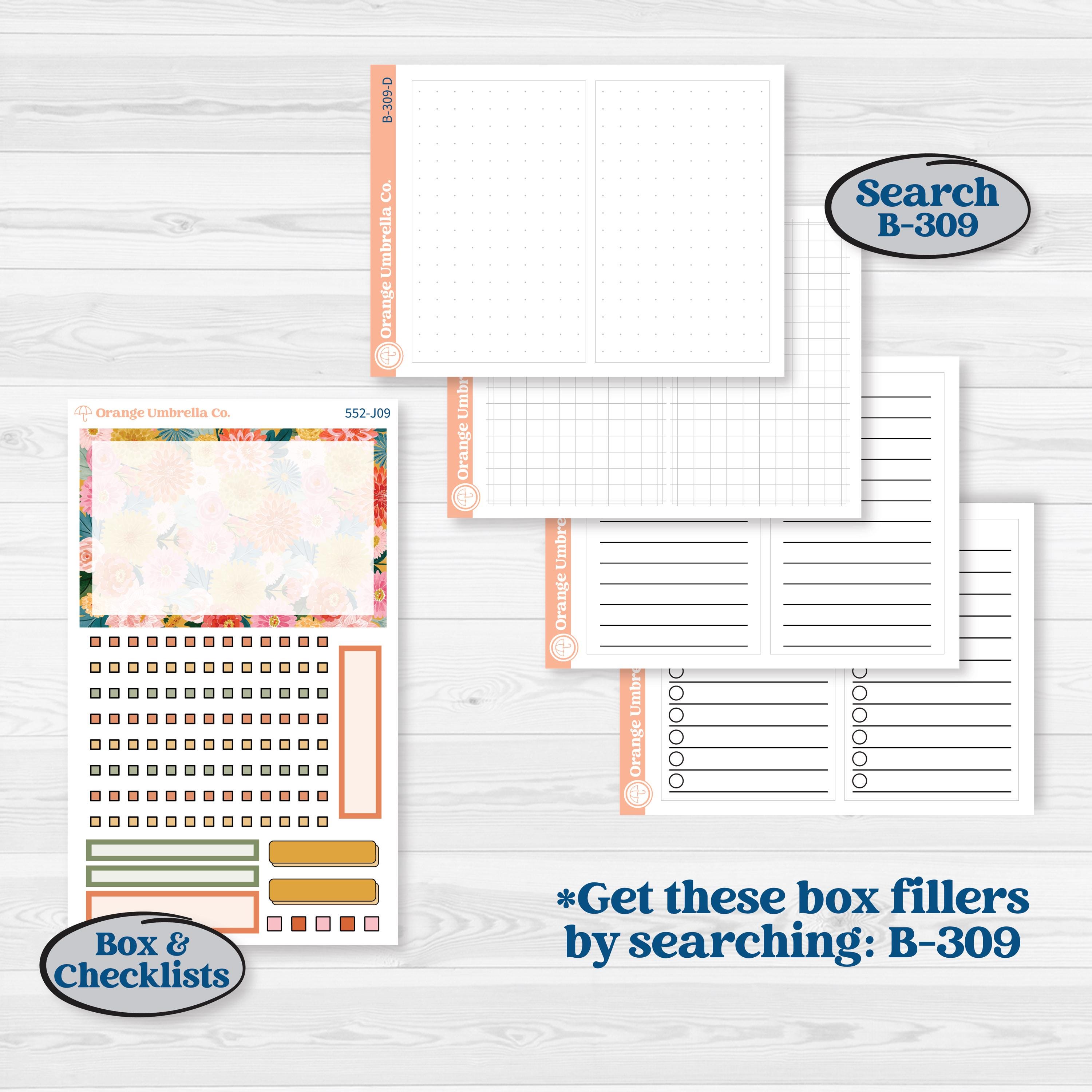 Woodland Planner Kit | A5 Daily Duo Planner Kit Stickers | Fox & Fern | KIT-552-J