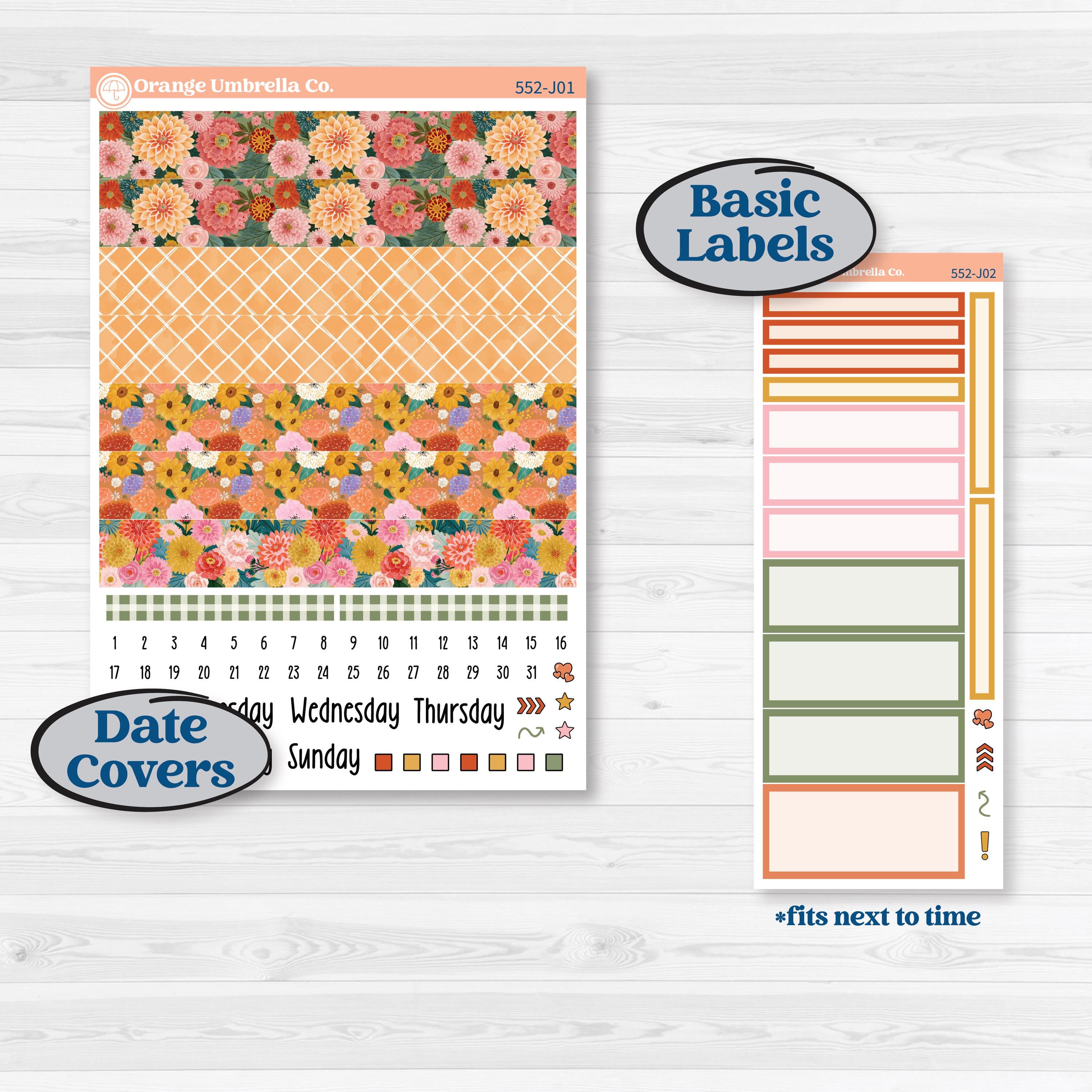 Woodland Planner Kit | A5 Daily Duo Planner Kit Stickers | Fox & Fern | KIT-552-J