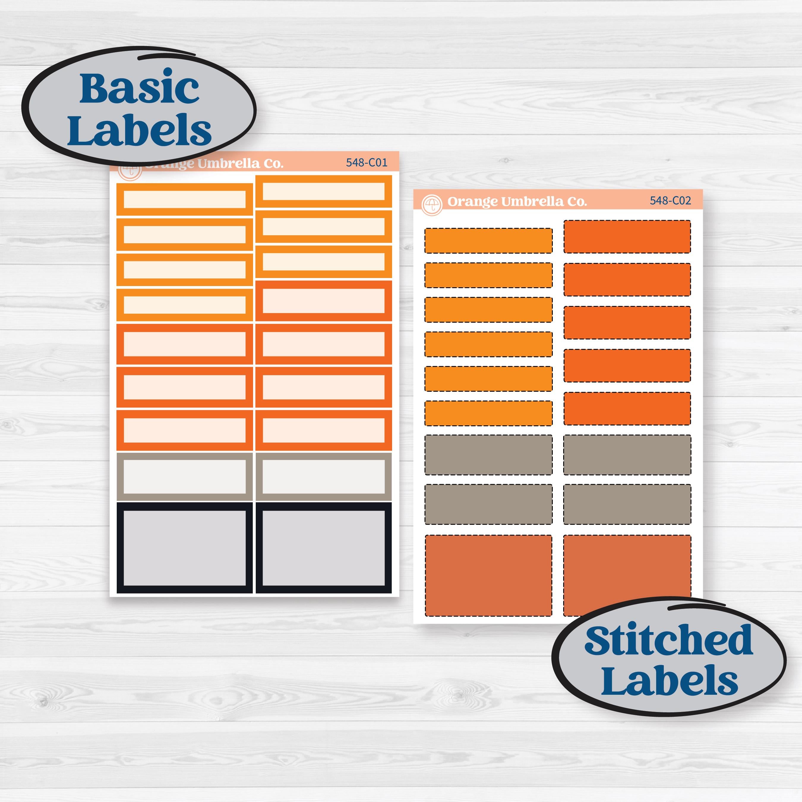 Halloween Planner Kit | Weekly Add-On Labels Planner Kit Stickers | Carnival of Curiosities | KIT-548-C
