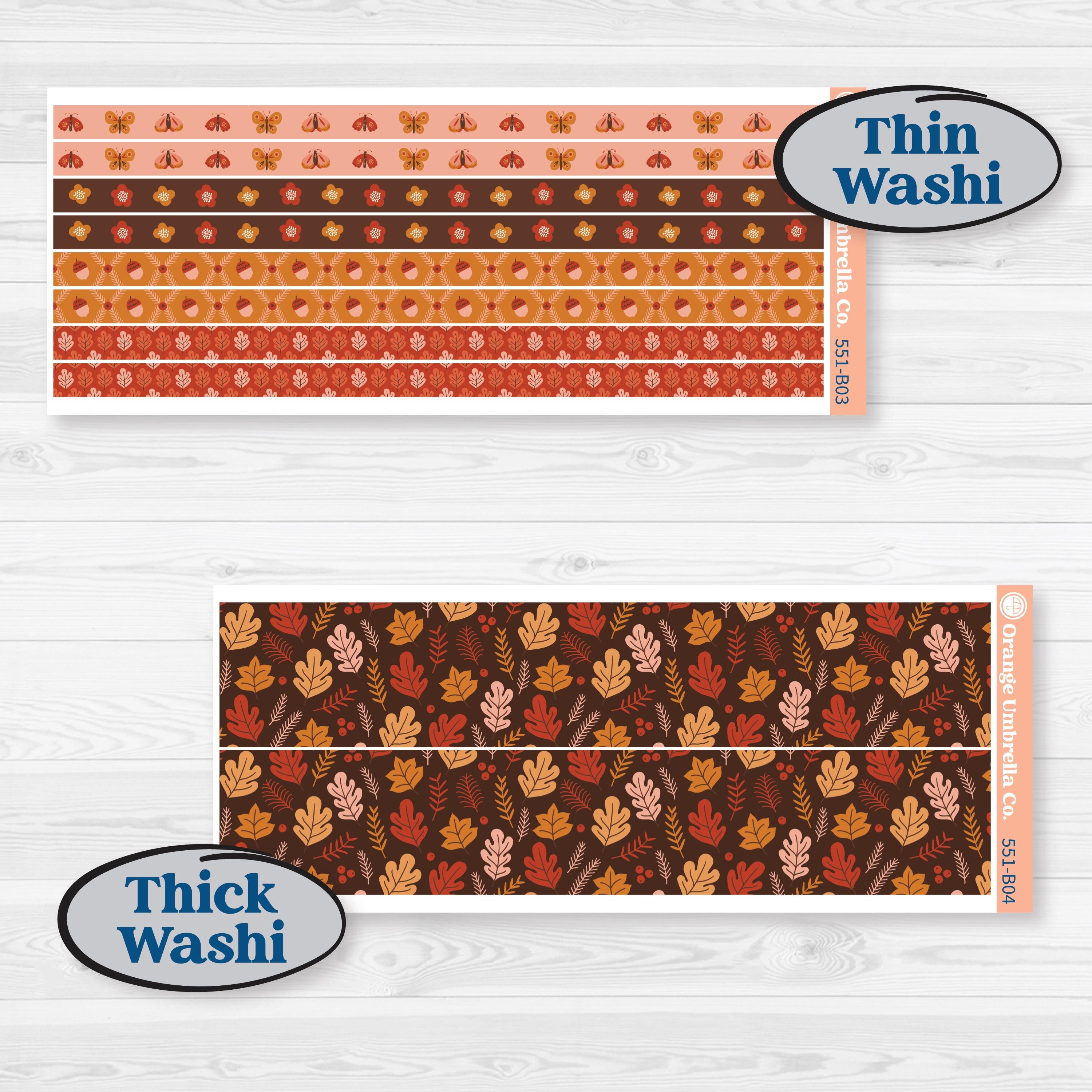 Fall Planner Kit | Weekly Add-On Planner Kit Stickers | Autumn Folk | KIT-551-B