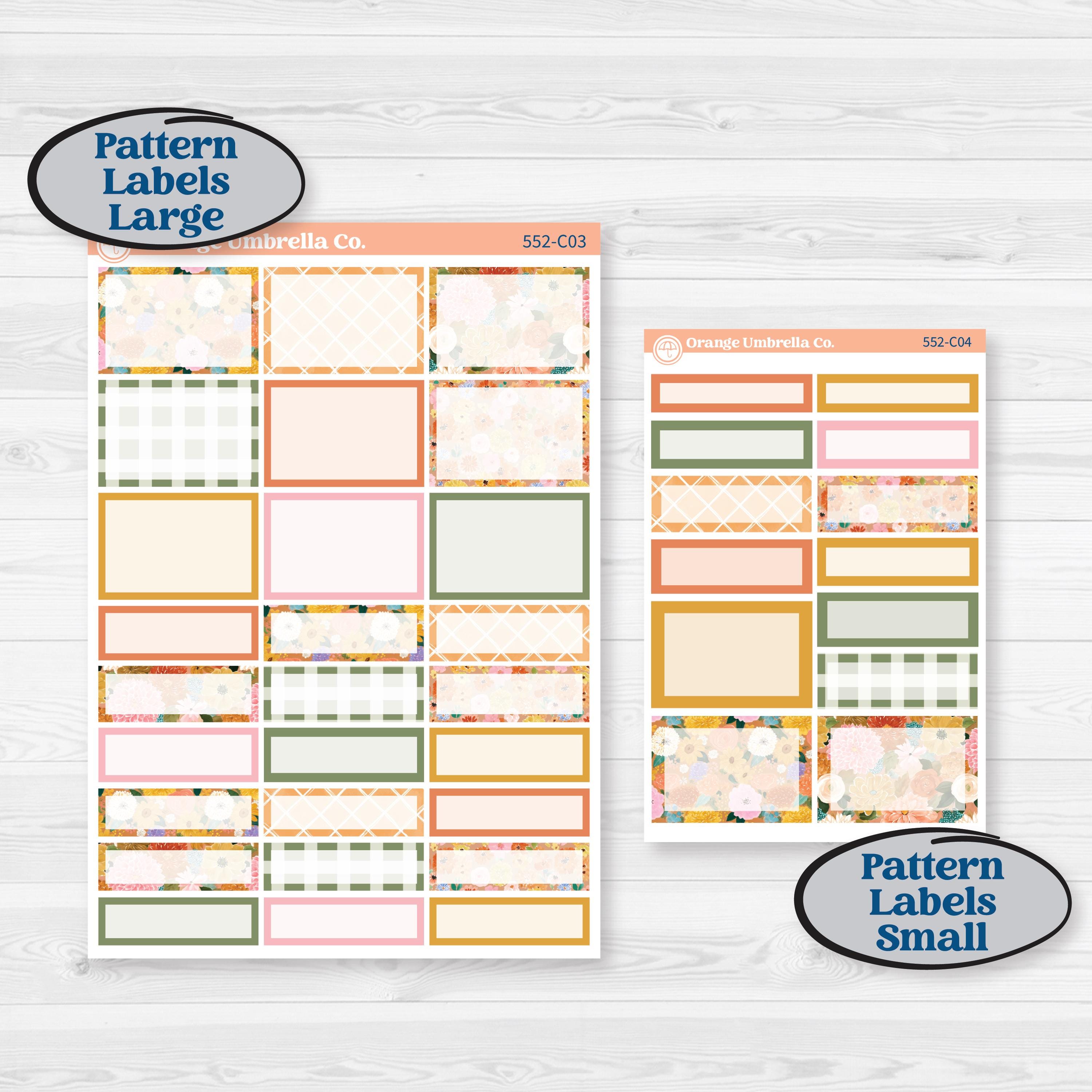 Woodland Planner Kit | Weekly Add-On Labels Planner Kit Stickers | Fox & Fern | KIT-552-C