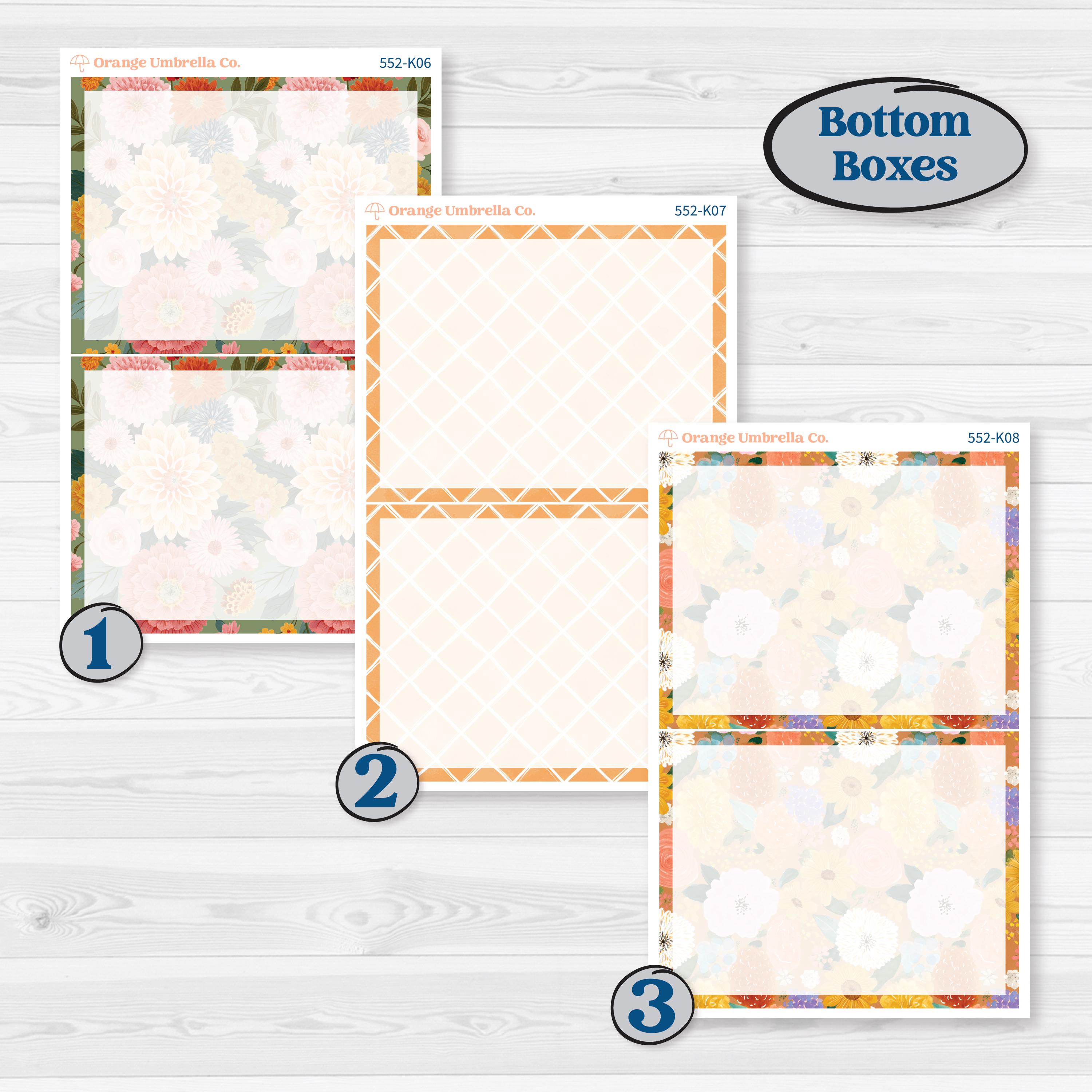 Woodland Planner Kit | 7x9 Erin Condren Daily Duo Planner Kit Stickers | Fox & Fern | KIT-552-K