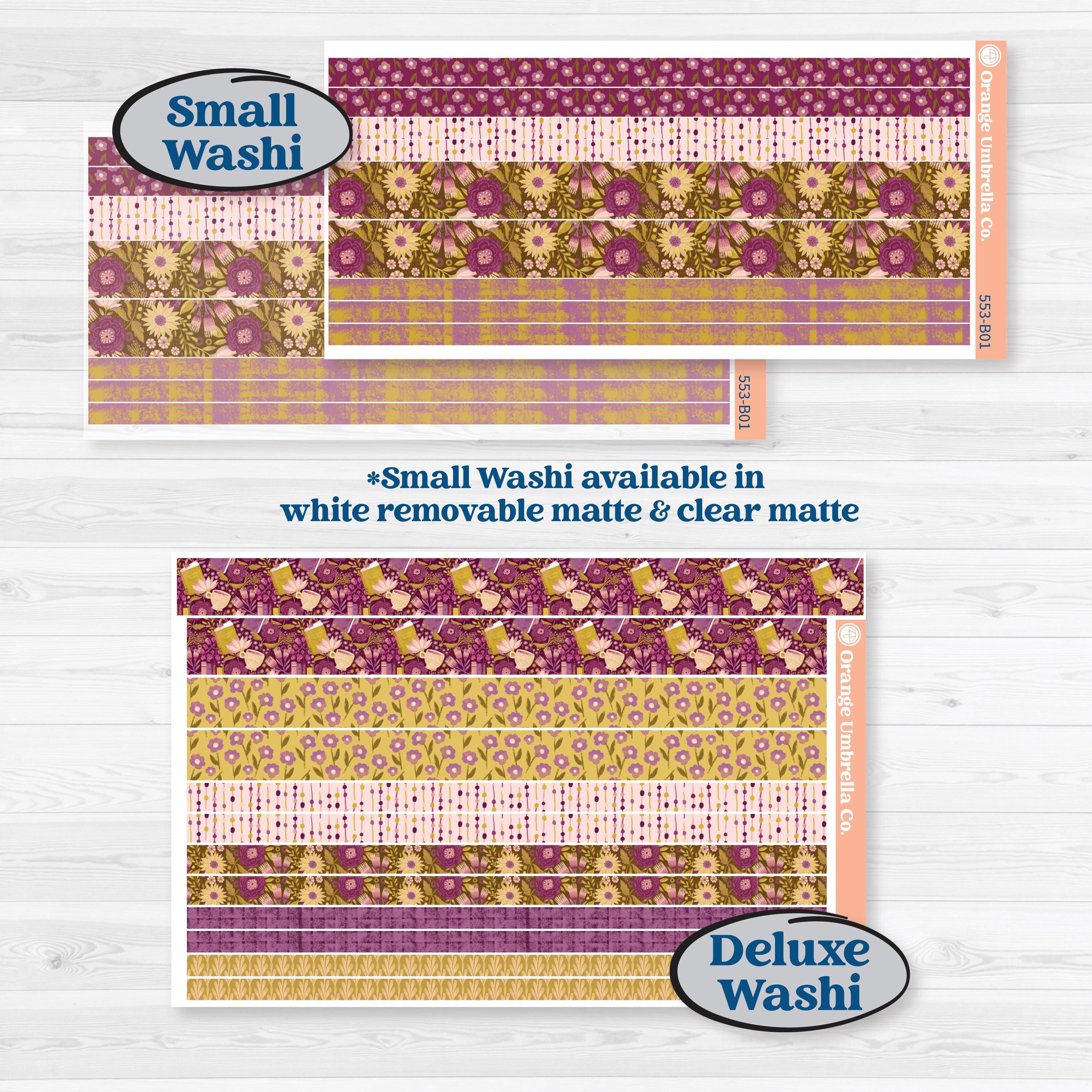 Book Planner Kit | Weekly Add-On Planner Kit Stickers | Garden Library | KIT-553-B