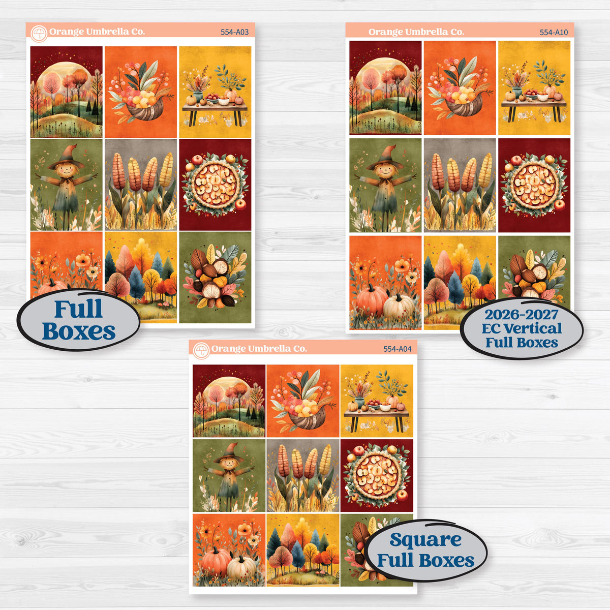 Thanksgiving Planner Kit | Weekly Sticker Kit for Vertical Planners like Erin Condren | Gather In Gratitude | KIT-554-A