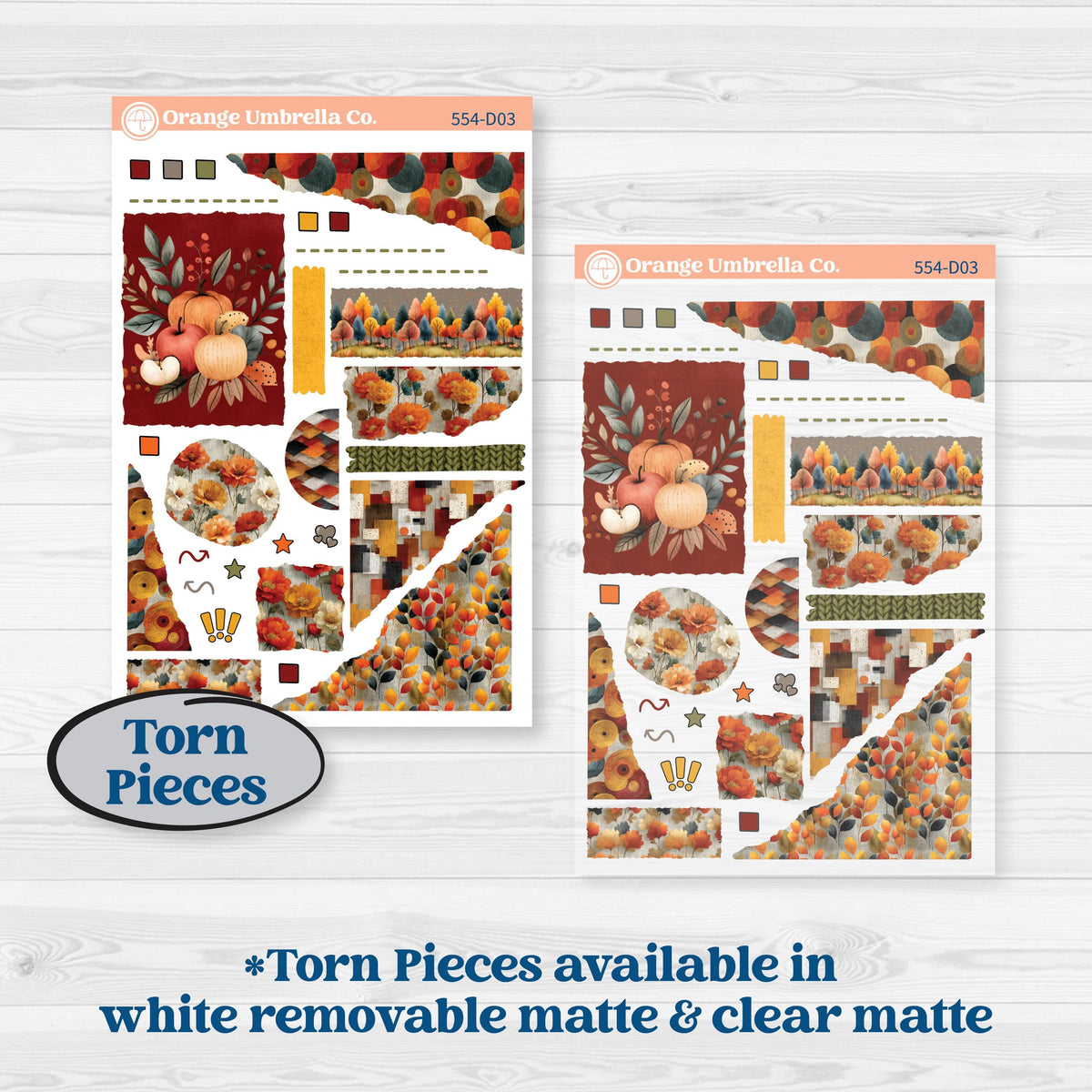 Thanksgiving Planner Kit | Journaling or Scrapbooking Kit | Creative Junk Journal Planner Stickers | Gather In Gratitude | KIT-554-D