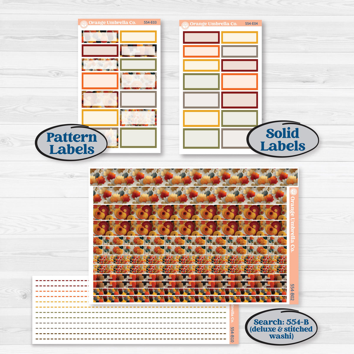 Thanksgiving Planner Kit | Hobonichi Cousin Weekly & Daily Planner Kit Stickers | Gather In Gratitude | KIT-554-E